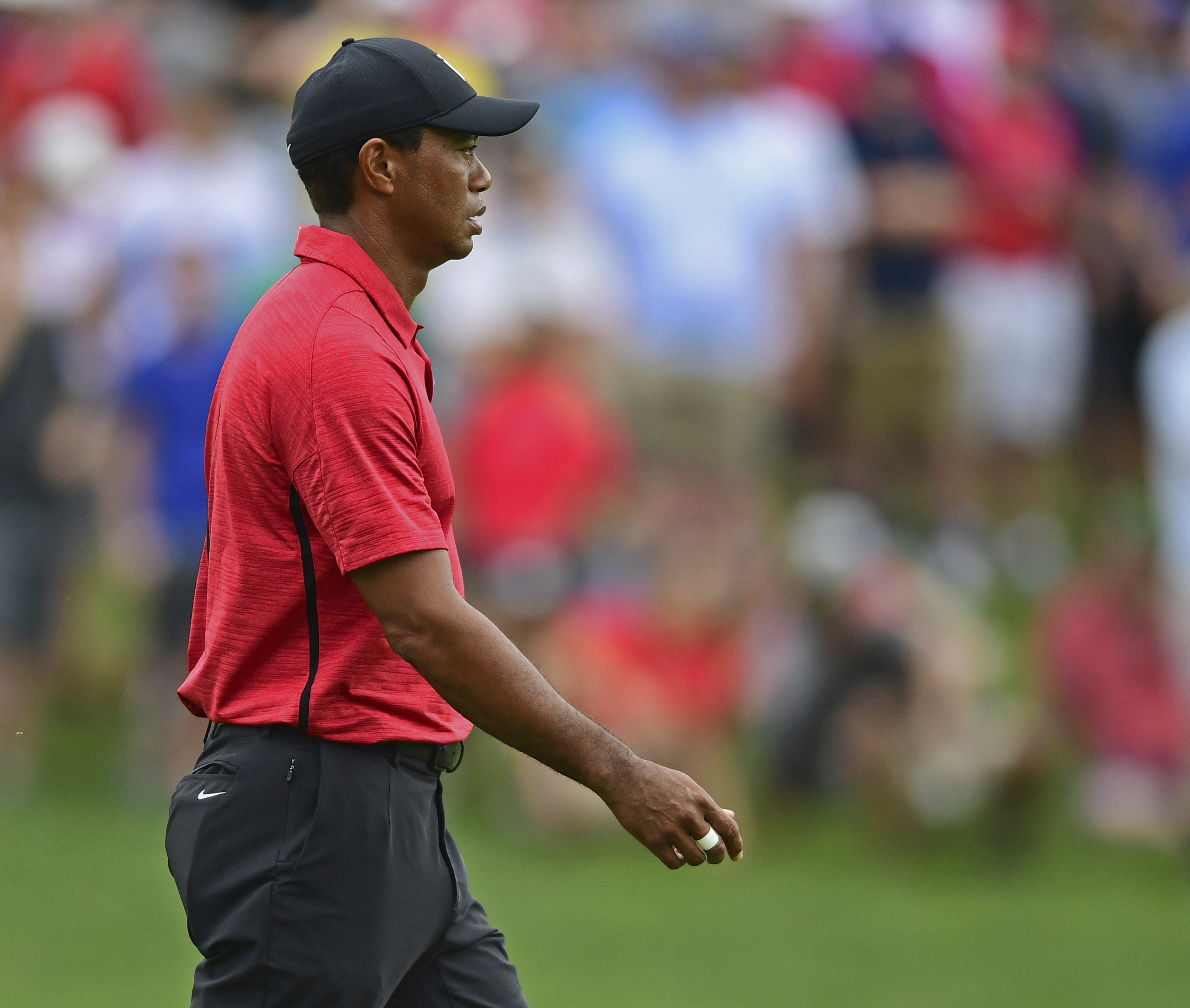 Woods happy with his game despite another Sunday fade