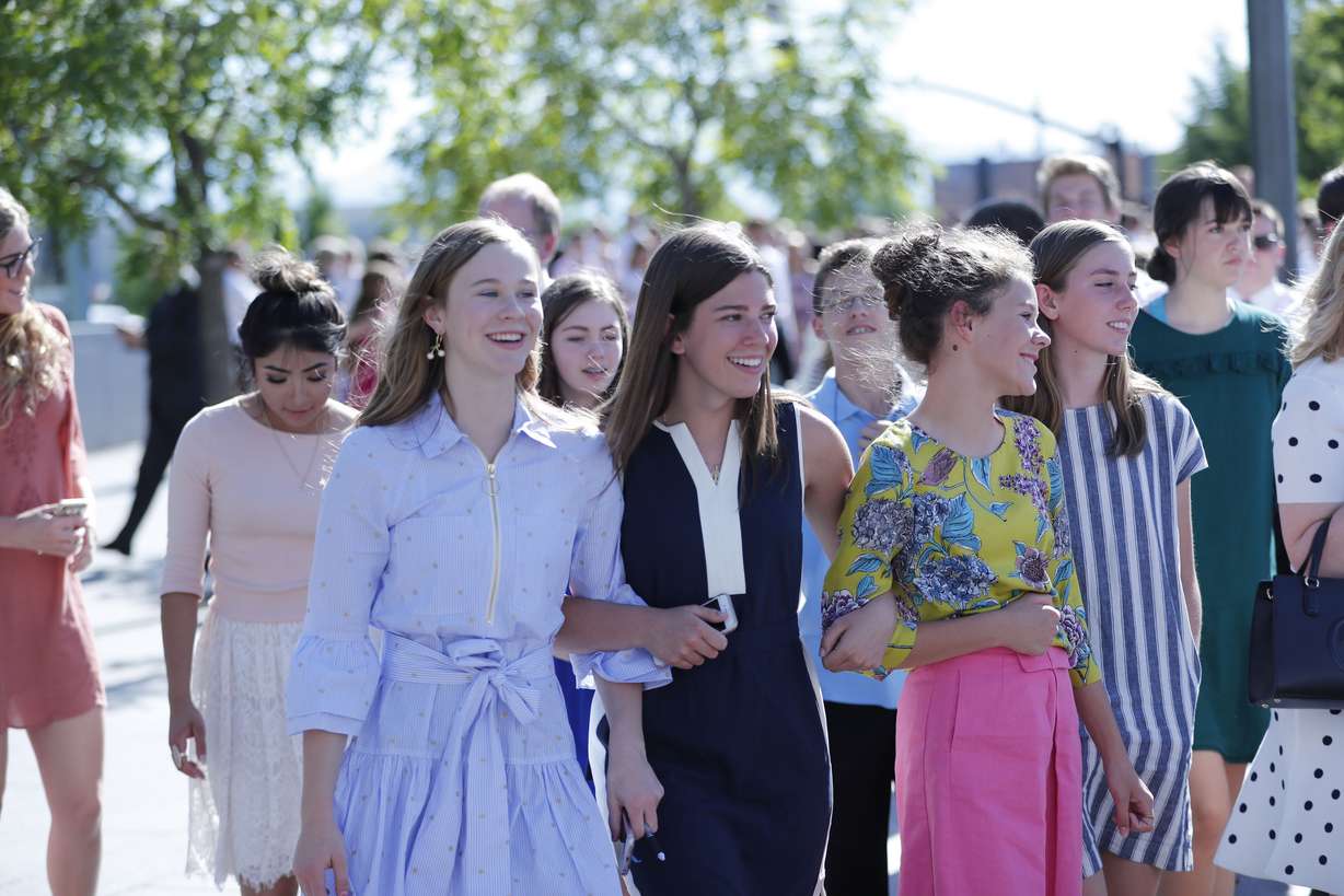 Latter-day Saint youth from around the world gathered in their homes, in meetinghouses and in the Conference Center on historic Temple Square Sunday, June 3, 2018, to hear their prophet, President Russell M. Nelson. (Photo: LDS Church)