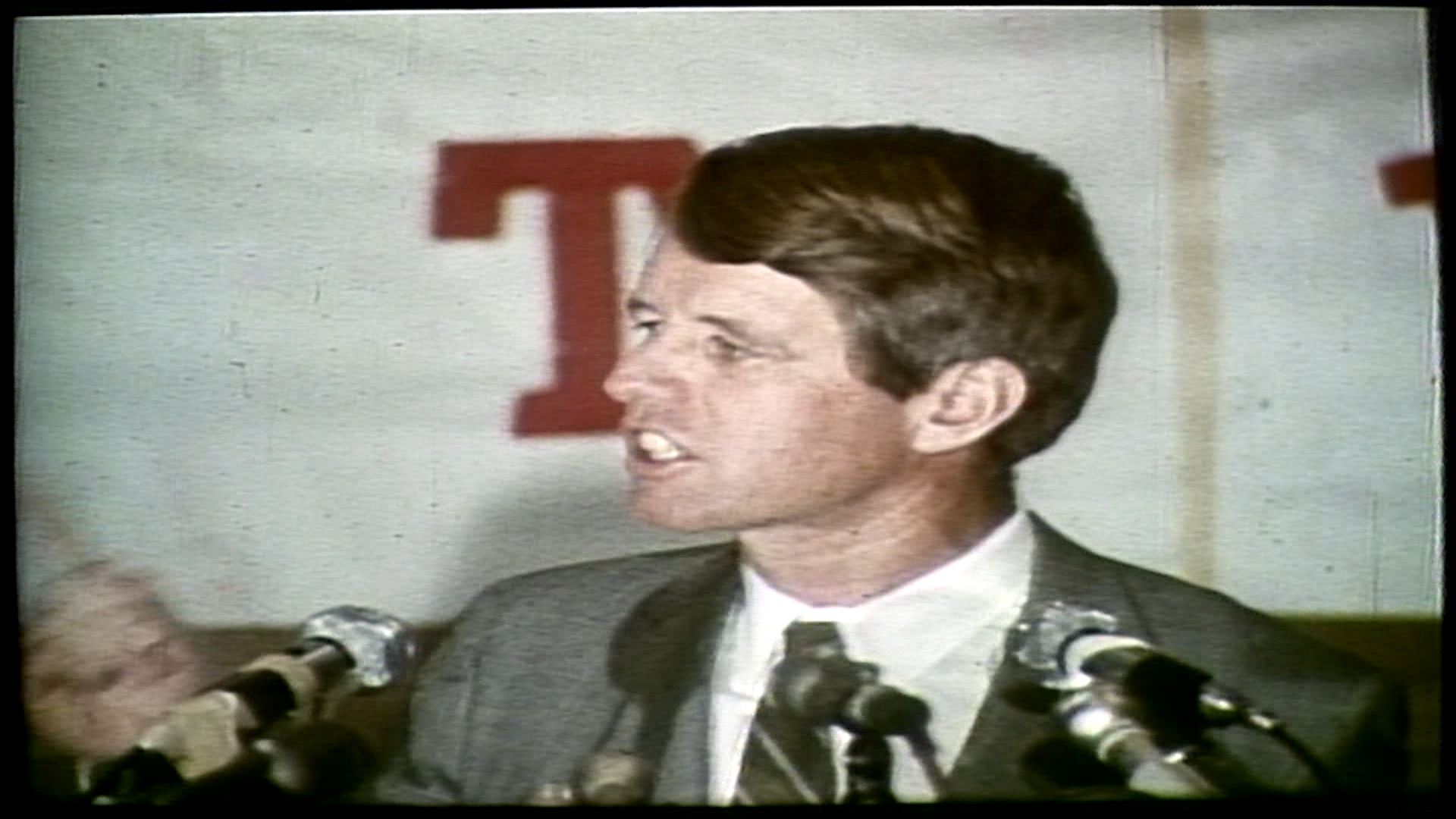 Robert F. Kennedy speaks at Weber State College in Ogden on March 27, 1968. Kennedy's speech there happened 11 days after he announced he was running for president. (Photo: KSL TV Archives)