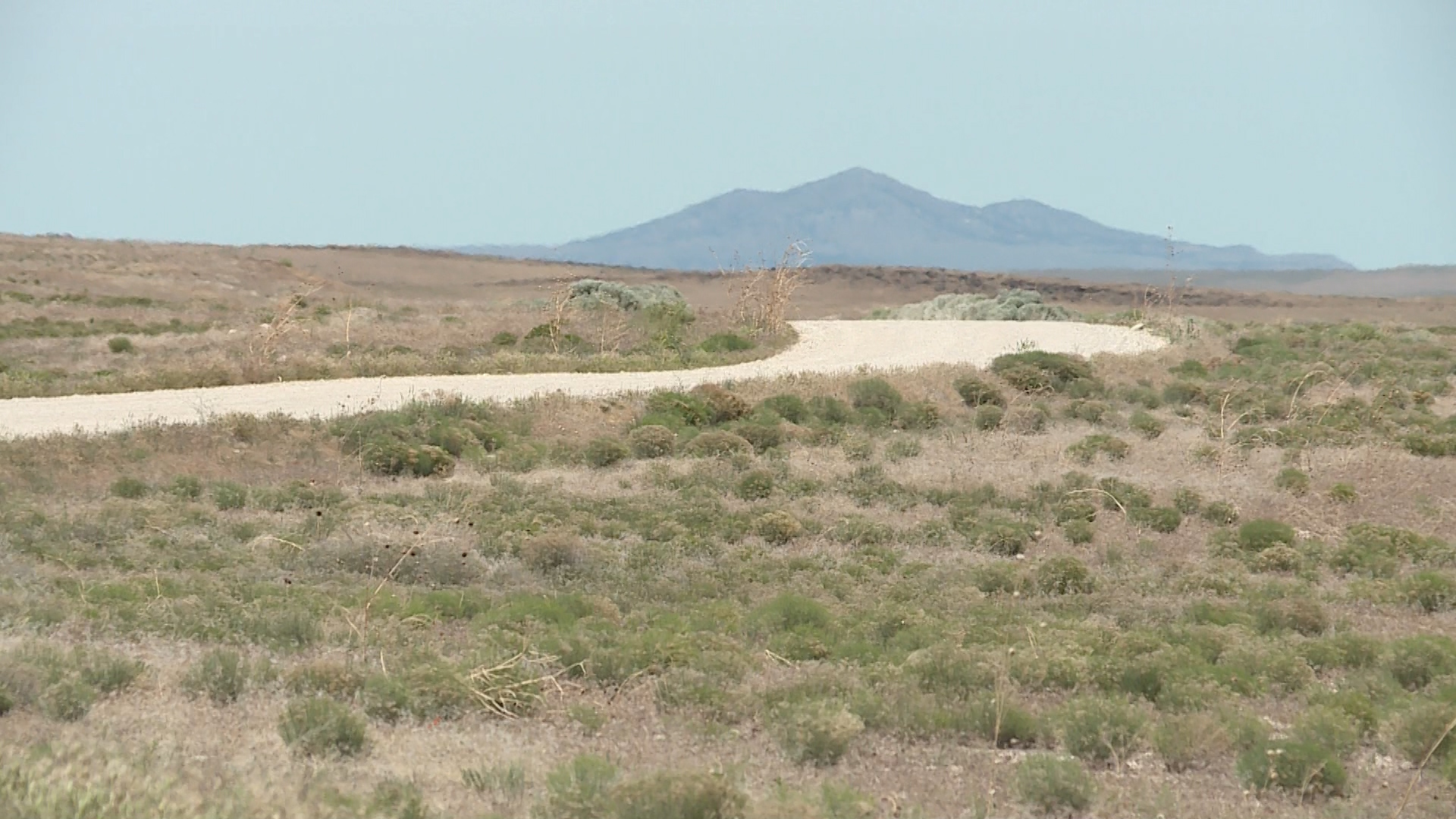 Abigail and Matthew Adams spent a night stranded in the West Desert, north of the Great Salt Lake, after their truck became stuck in the mud on Saturday, June 2, 2018. (Photo: Jay Dotzbach, KSL TV)
