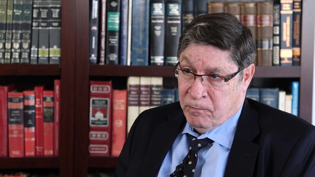 Defense attorney Kent Morgan believes the way law enforcement use the state database violates motorists’ civil rights. Photo: KSL TV