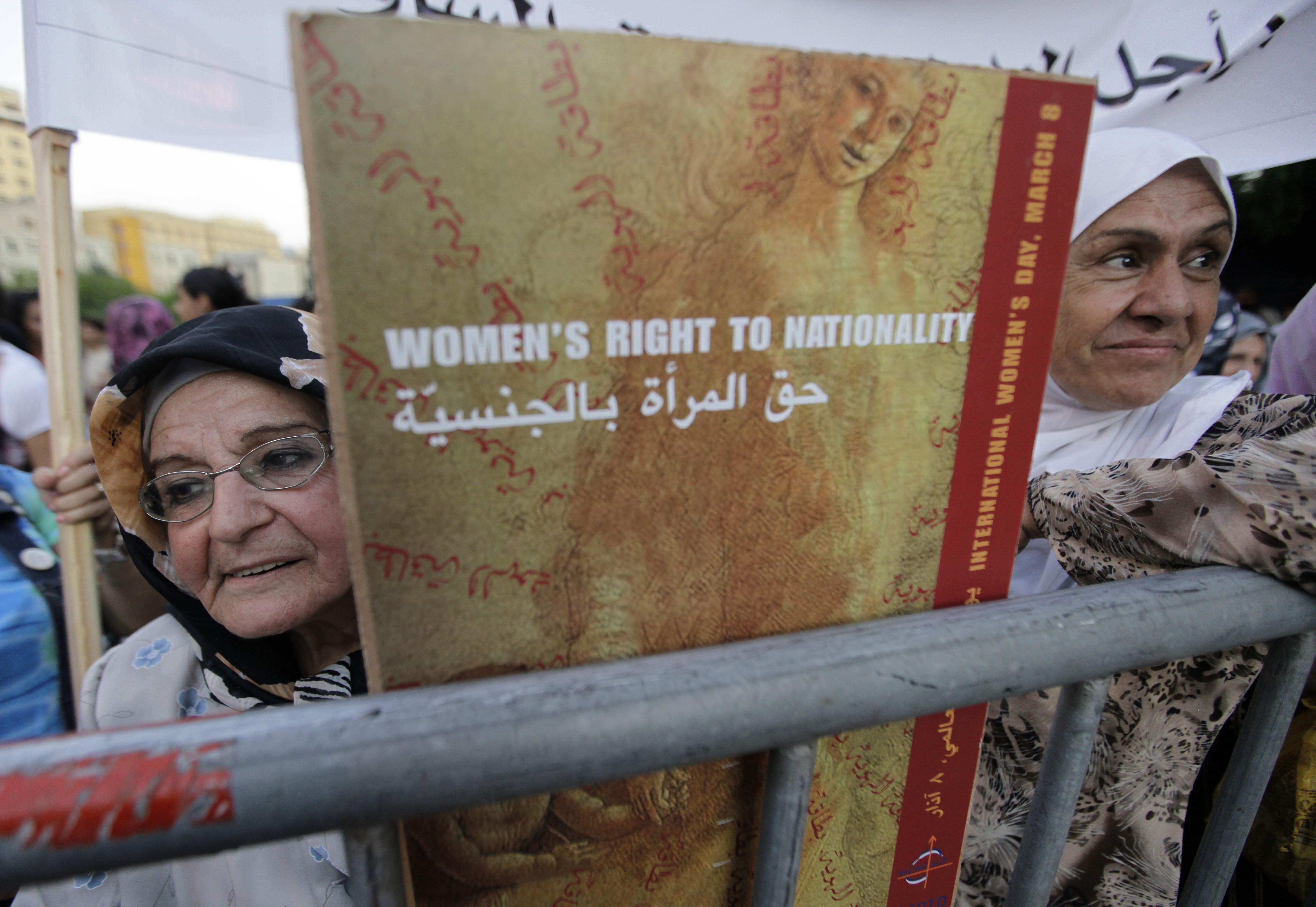 Scores naturalized in Lebanon where women still lack rights