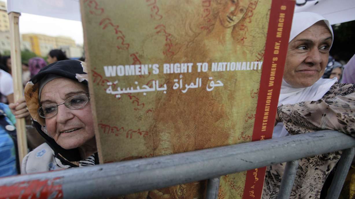 Scores naturalized in Lebanon where women still lack rights