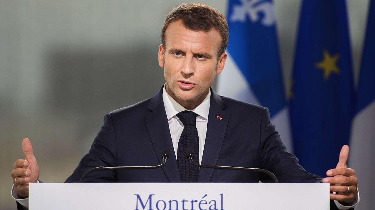 France's Macron seeks to forge European front against Trump