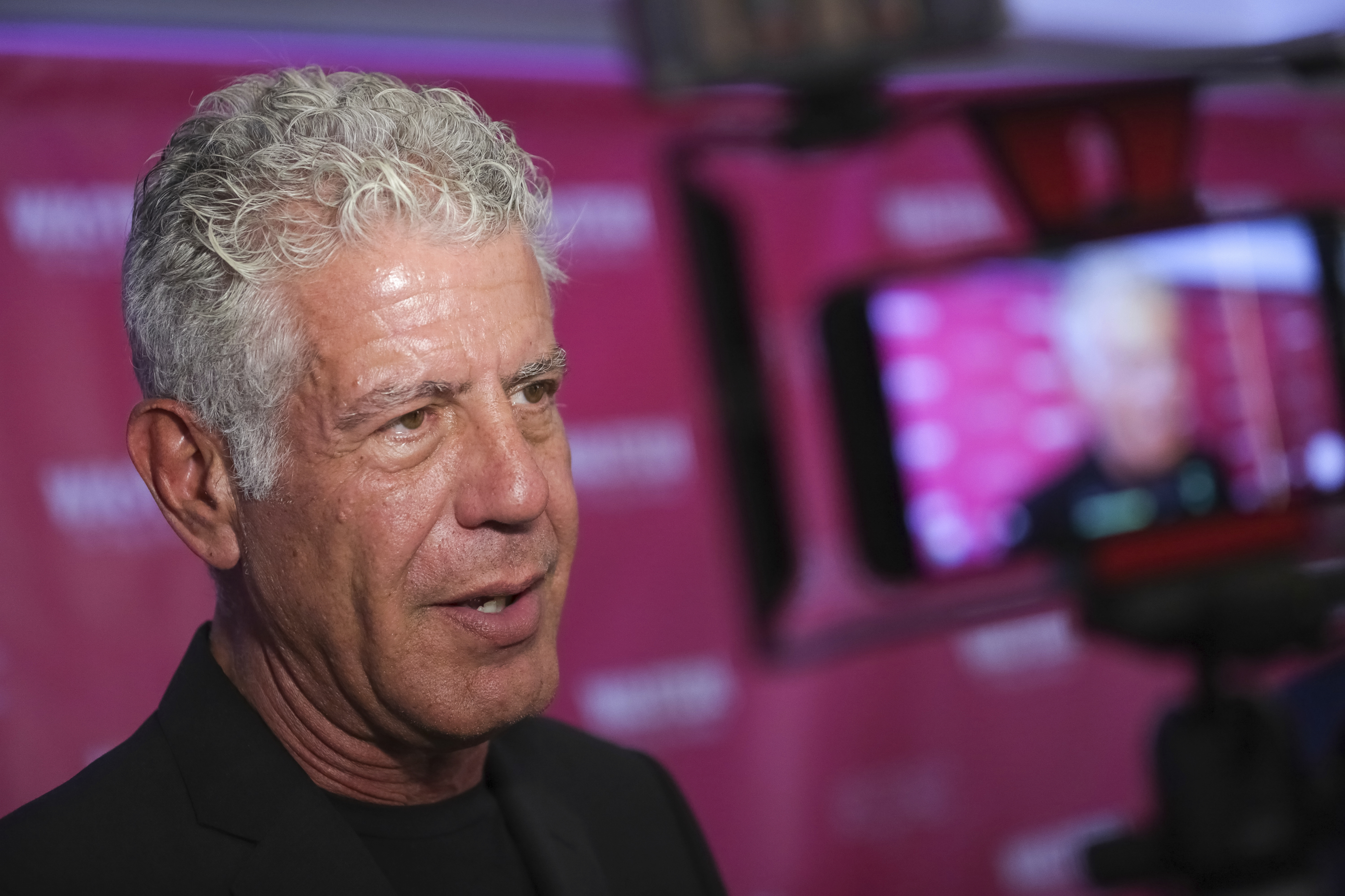 In this Oct. 5, 2017 file photo, Executive Producer and narrator chef Anthony Bourdain attends the premiere of "Wasted! The Story of Food Waste" at the Alamo Drafthouse Cinema in New York. Photo: AP Photo