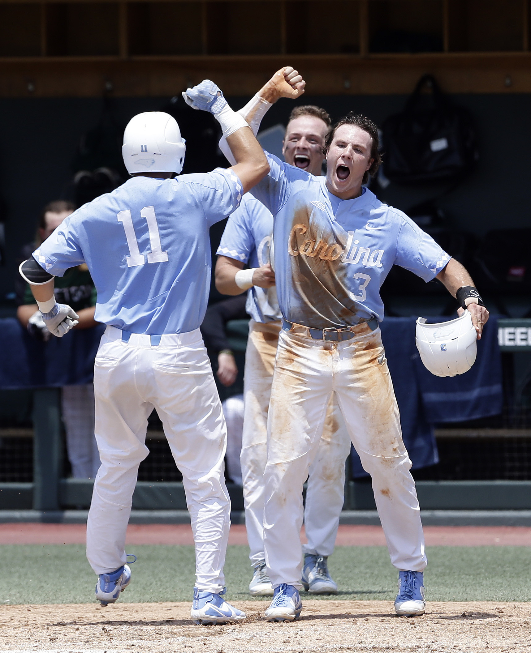 UNC beats Stetson 7-4 to open NCAA super regional series