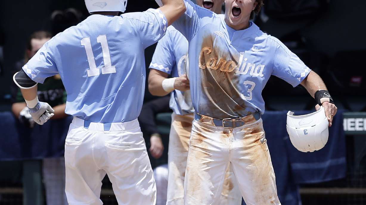 UNC beats Stetson 7-4 to open NCAA super regional series
