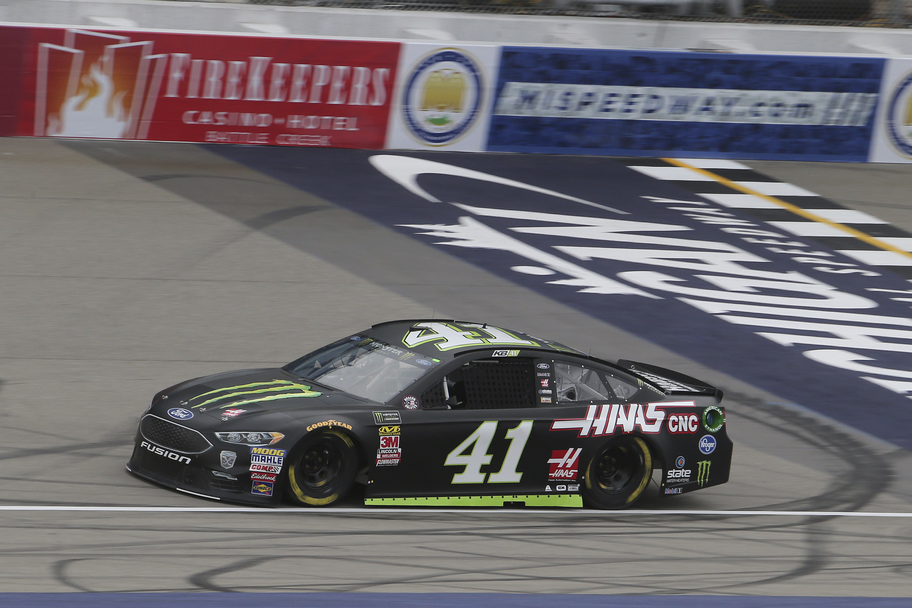 Kurt Busch wins pole at Michigan, second of season