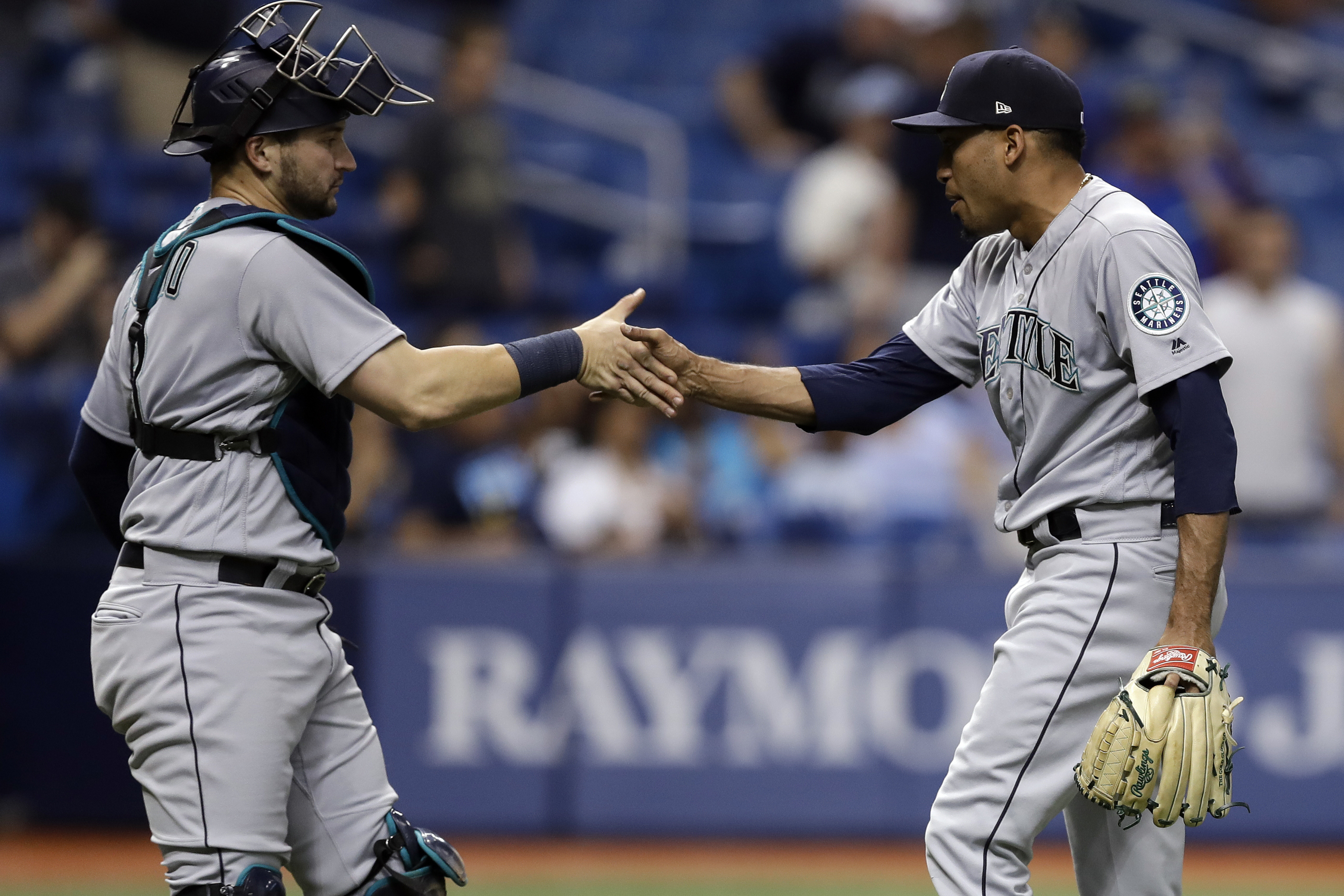 Mariners hold off Rays 4-3 for 16th win in 20 games
