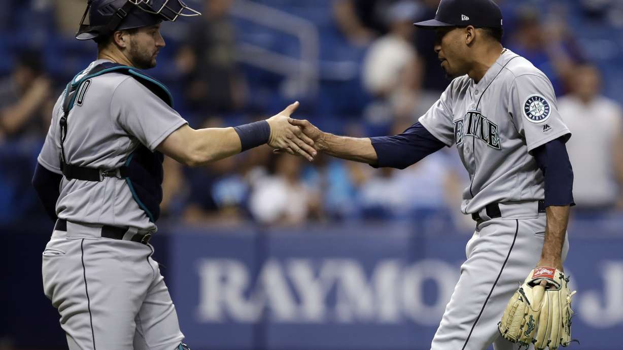 Mariners hold off Rays 4-3 for 16th win in 20 games