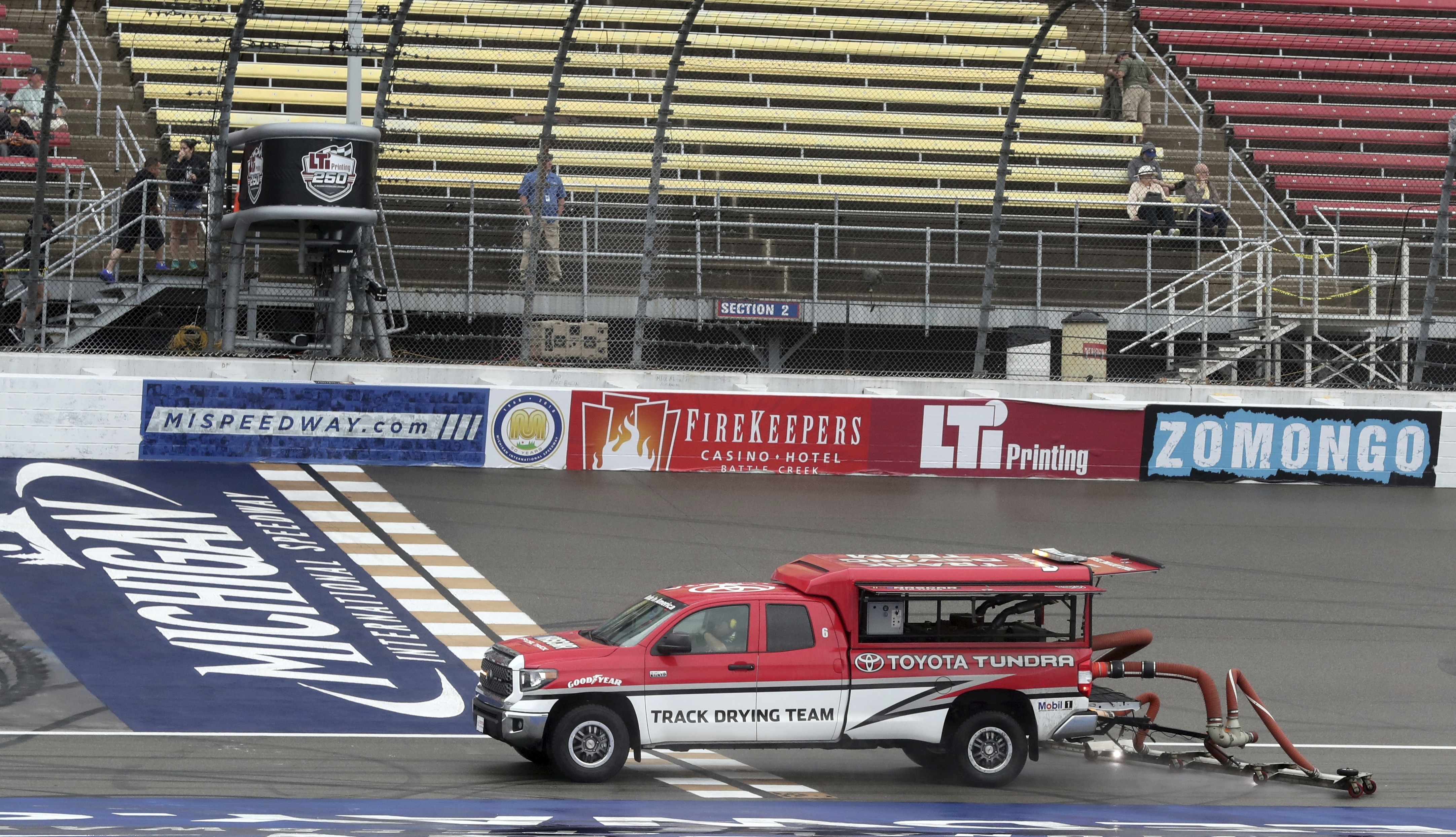 Dillon wins rain-shortened Xfinity race at Michigan