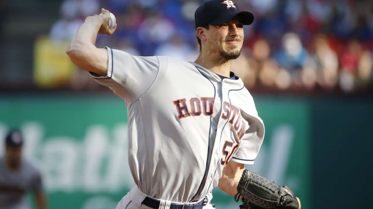 Morton plunks AL record 4, but Astros beat Rangers 4-3