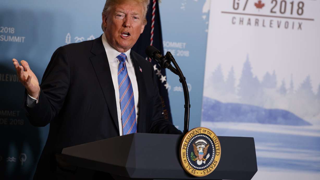 Trump's tweets slam Canada and Trudeau anew from Singapore