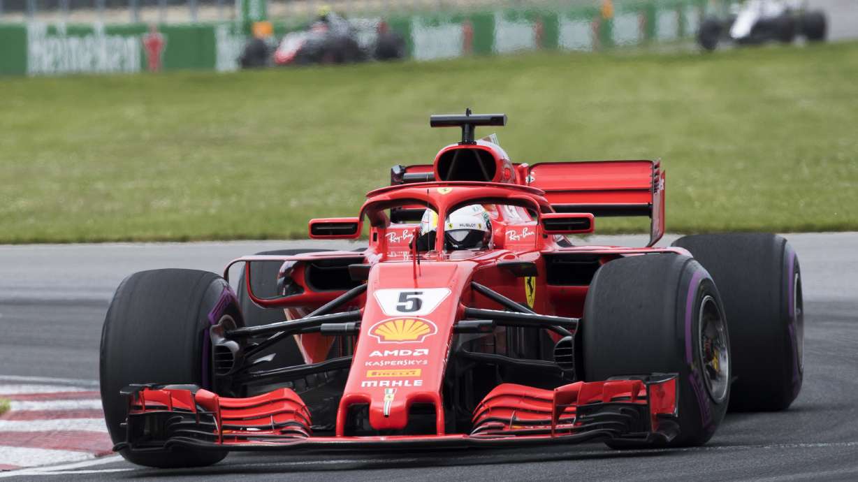 Ferrari's Sebastian Vettel wins the Canadian Grand Prix