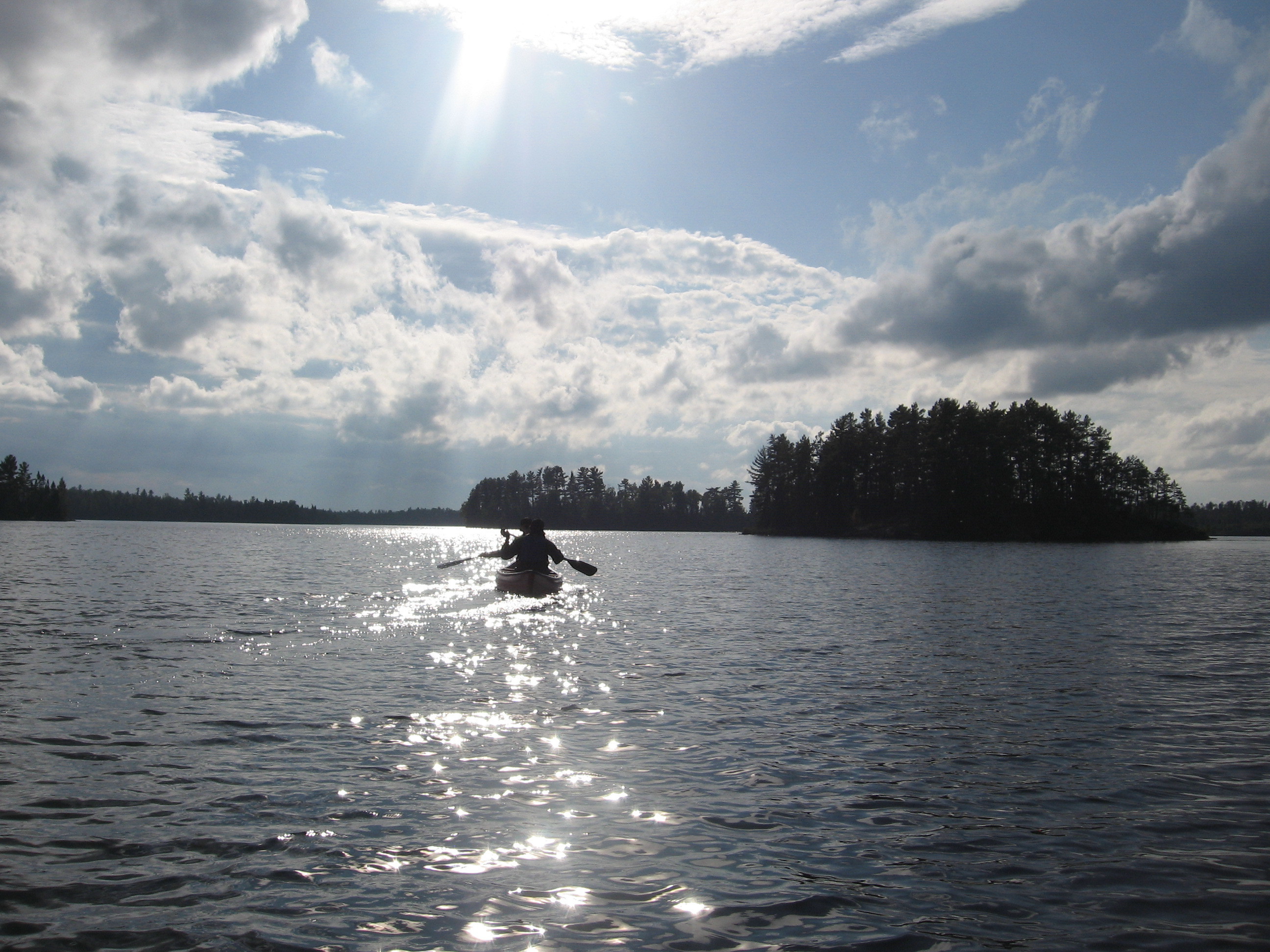 Canoeing in the wilderness of Minnesota's Boundary Waters