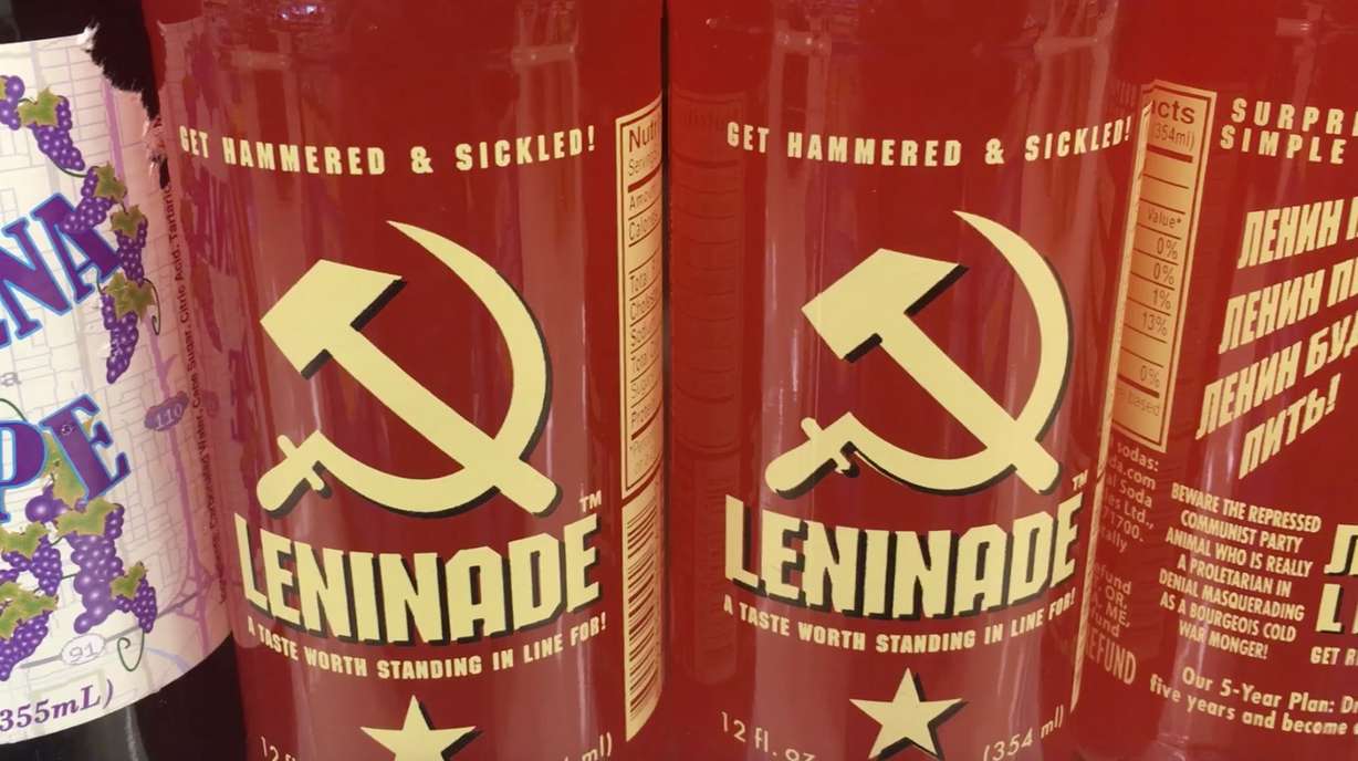Bottles of Leninade, which were among the products Macey's said in an initial response they planned to pull from its shelves. (Photo: KSL TV)