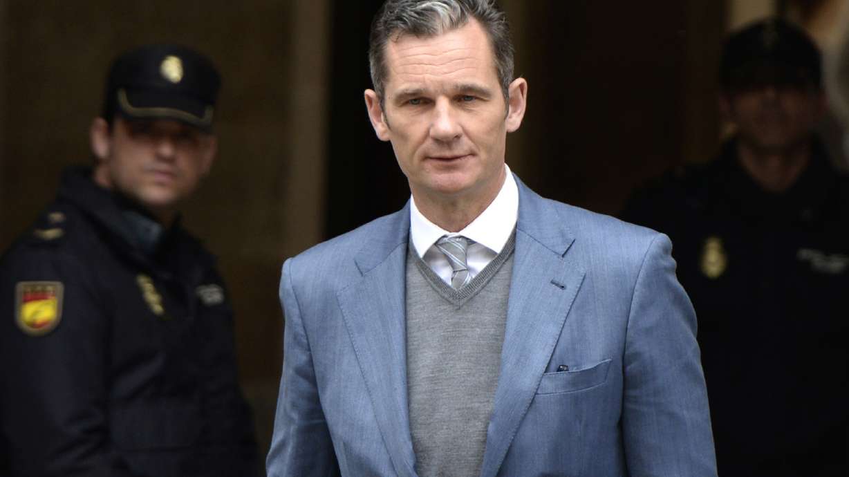 Court gives Spanish princess' husband 5 days to go to prison