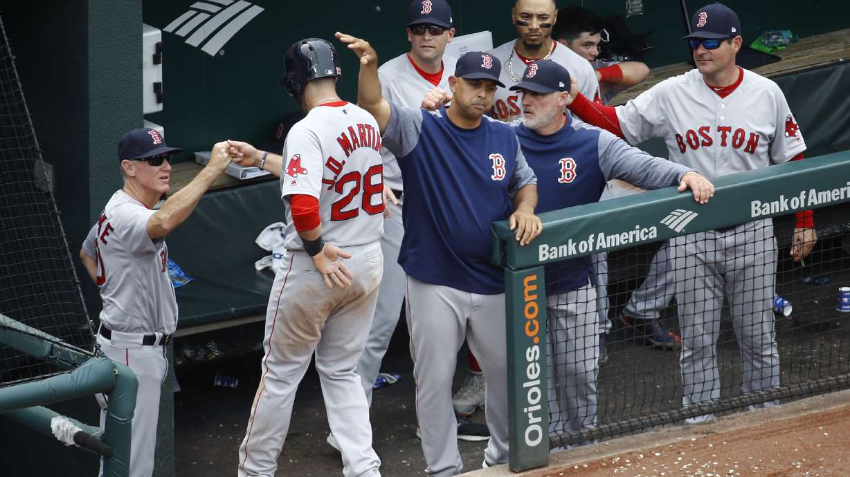 Sale dominant before ejection, and Red Sox beat Orioles 5-1