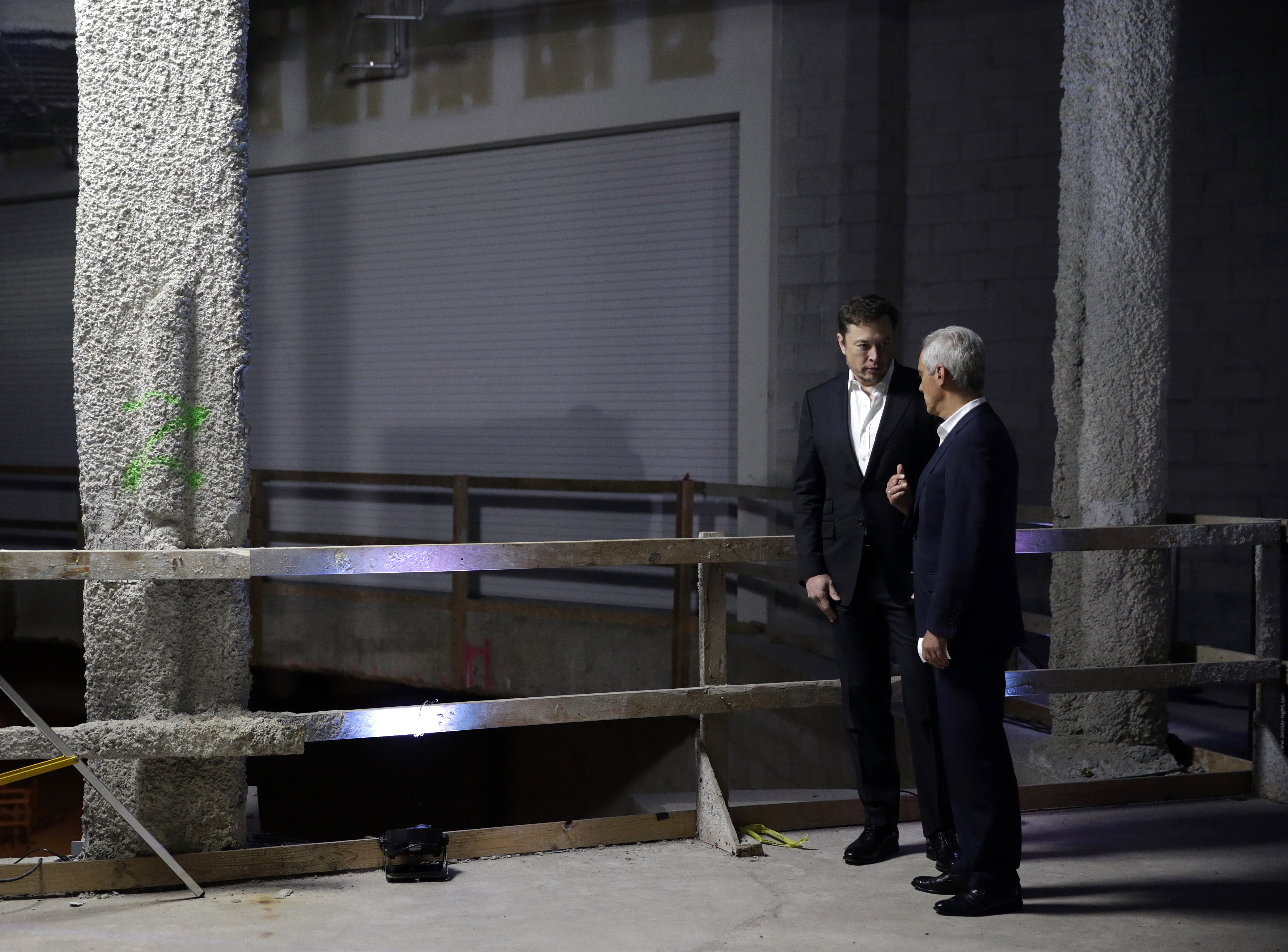 The Latest: Musk says O'Hare express line could open in 2021