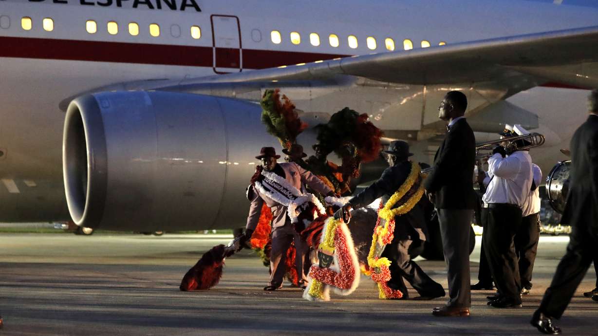 Spain's king gets key to New Orleans for 300th anniversary