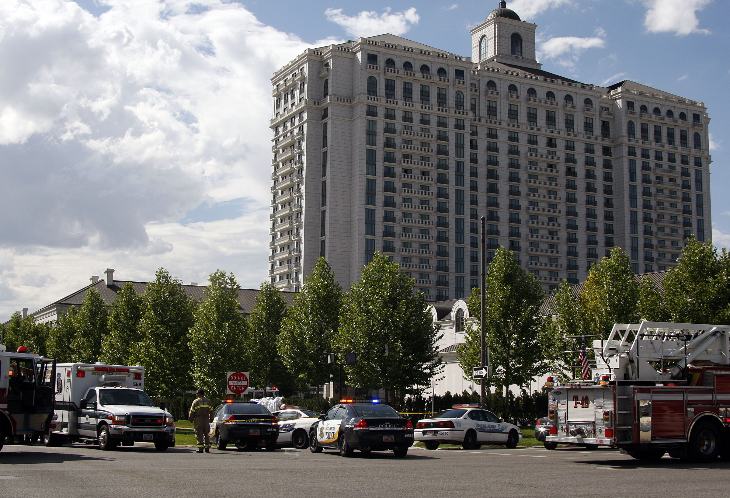 Man charged with firing shots outside Grand America