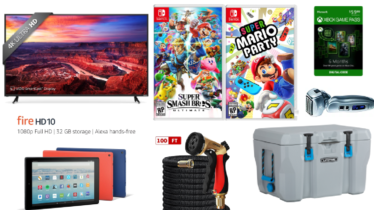 Cooler good as a Yeti for $100, 50" Vizio 4K TV for $300, and 20% off Super Smash Bros and Mario Party pre-orders