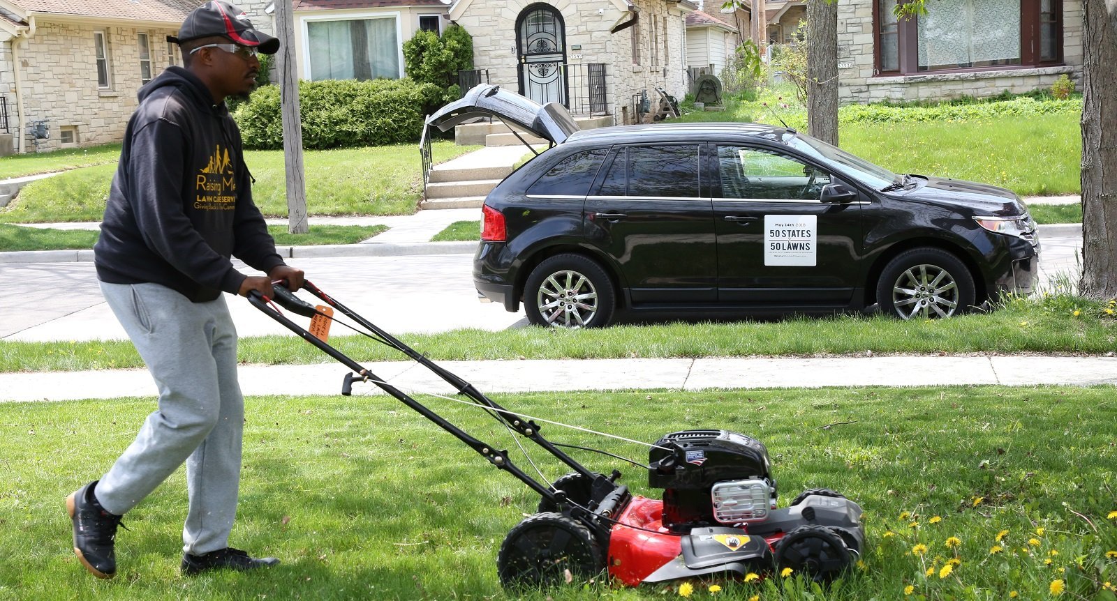 Man travels to all 50 states mowing lawns for the elderly, disabled, single moms and vets for free