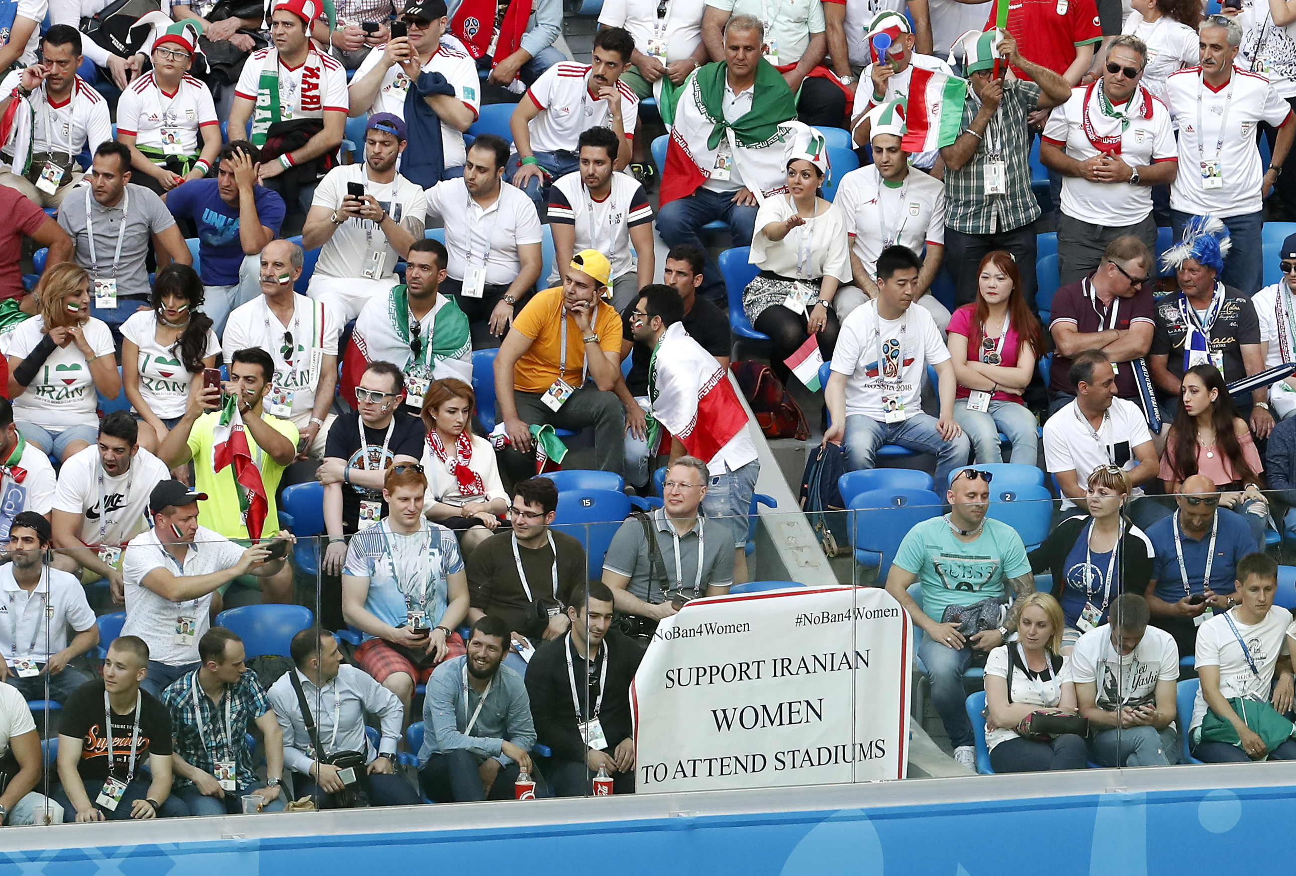 Iran player dodges question on women's rights at World Cup