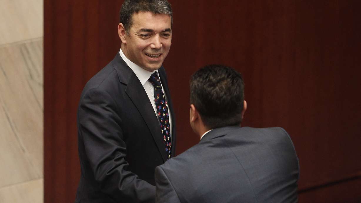 Macedonian parliament ratifies name deal with Greece