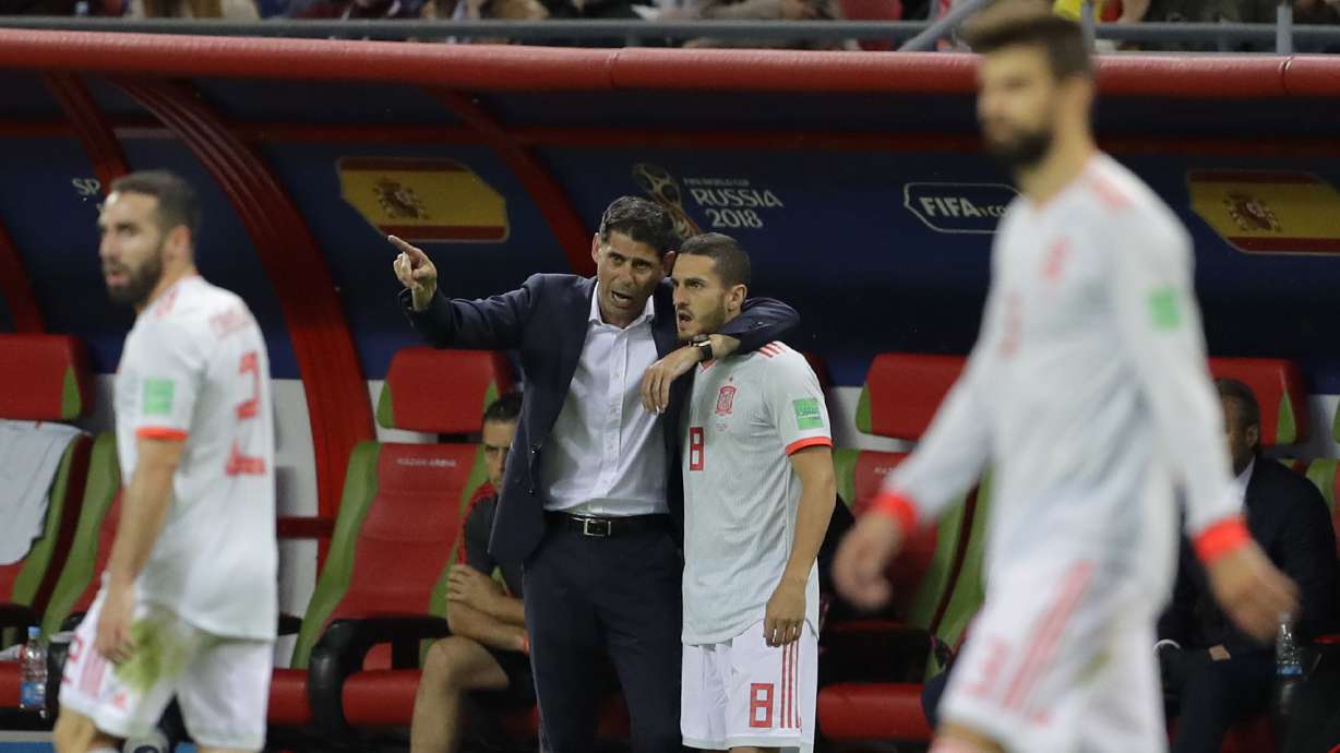 Caretaker Hierro leaving his mark on Spain at World Cup
