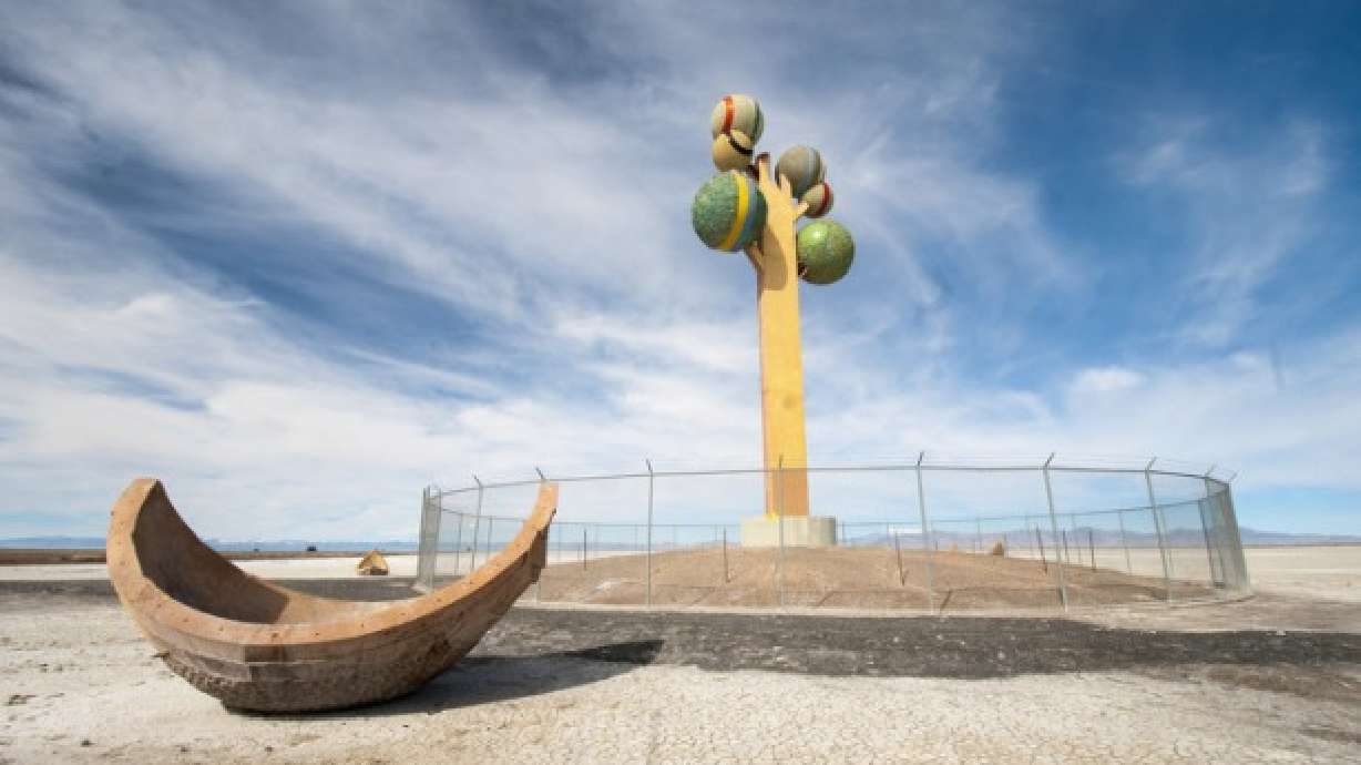 Utah Mysteries: What's with the giant lollipop sculpture by the Salt Flats?
