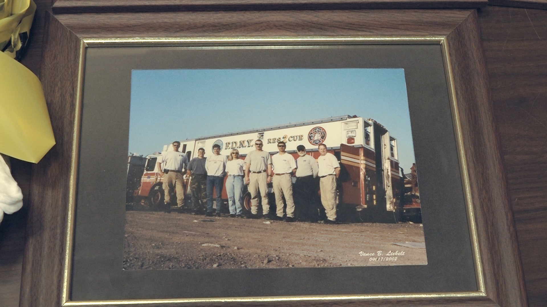 Members of the FBI Salt Lake City Division’s Evidence Response Team rotated in to the New York area in April 2002 to help with the recovery of human remains after the terrorist attacks of September 11, 2001. Photo: KSL Newsradio