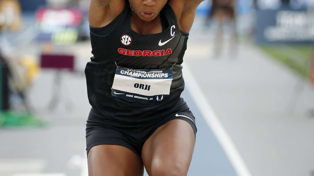 Orji sets meet record in the triple jump at USATF Outdoors