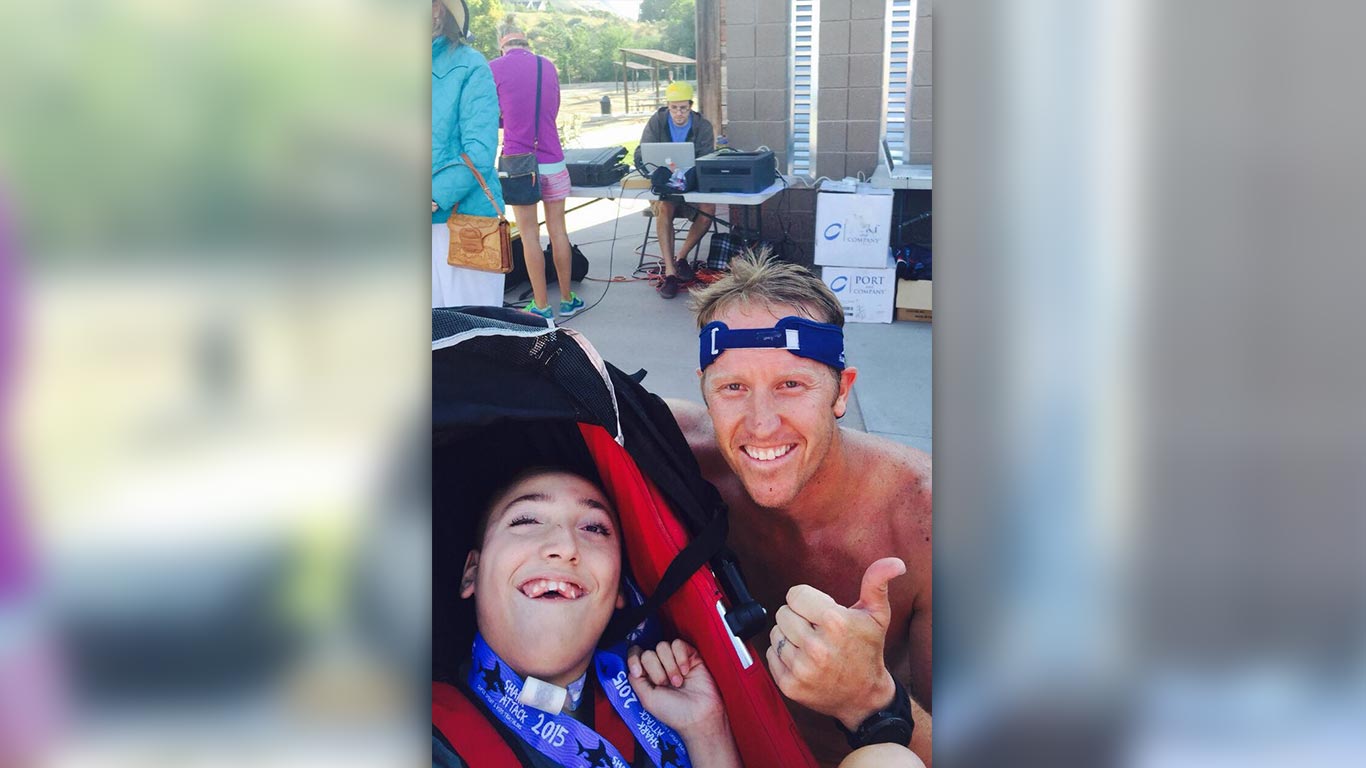 Teen athlete with cerebral palsy runs 50K to raise money for fellow athlete