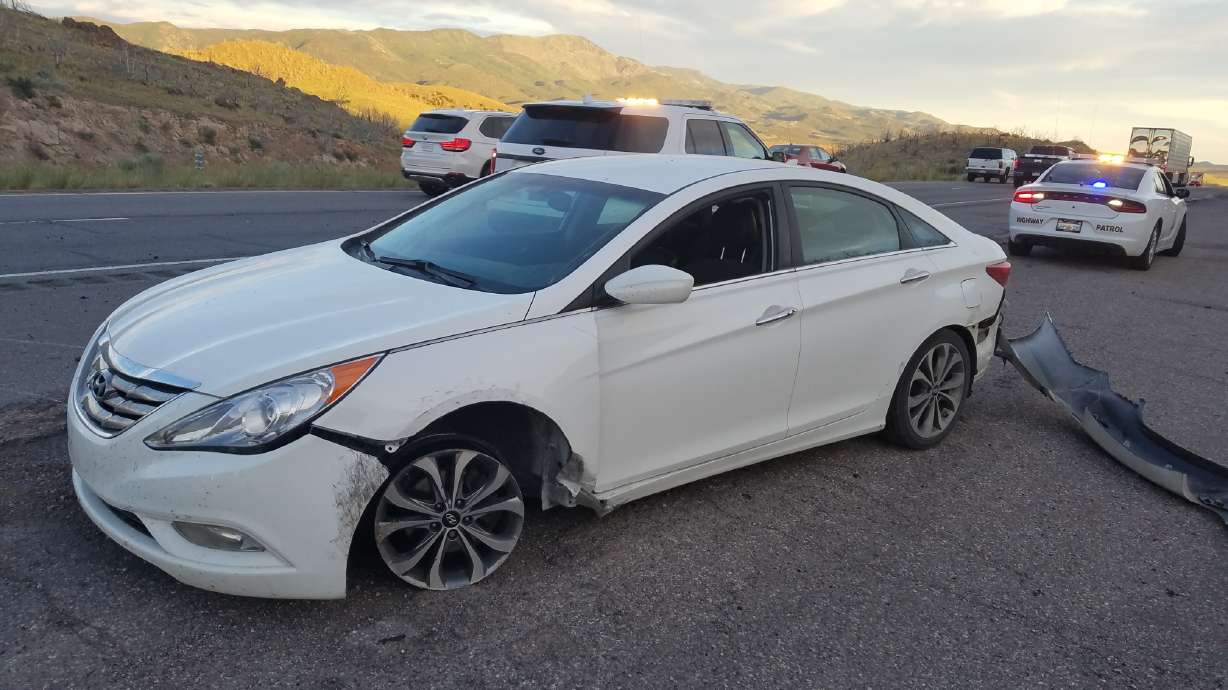 Woman arrested following 88-mile police chase along I-15