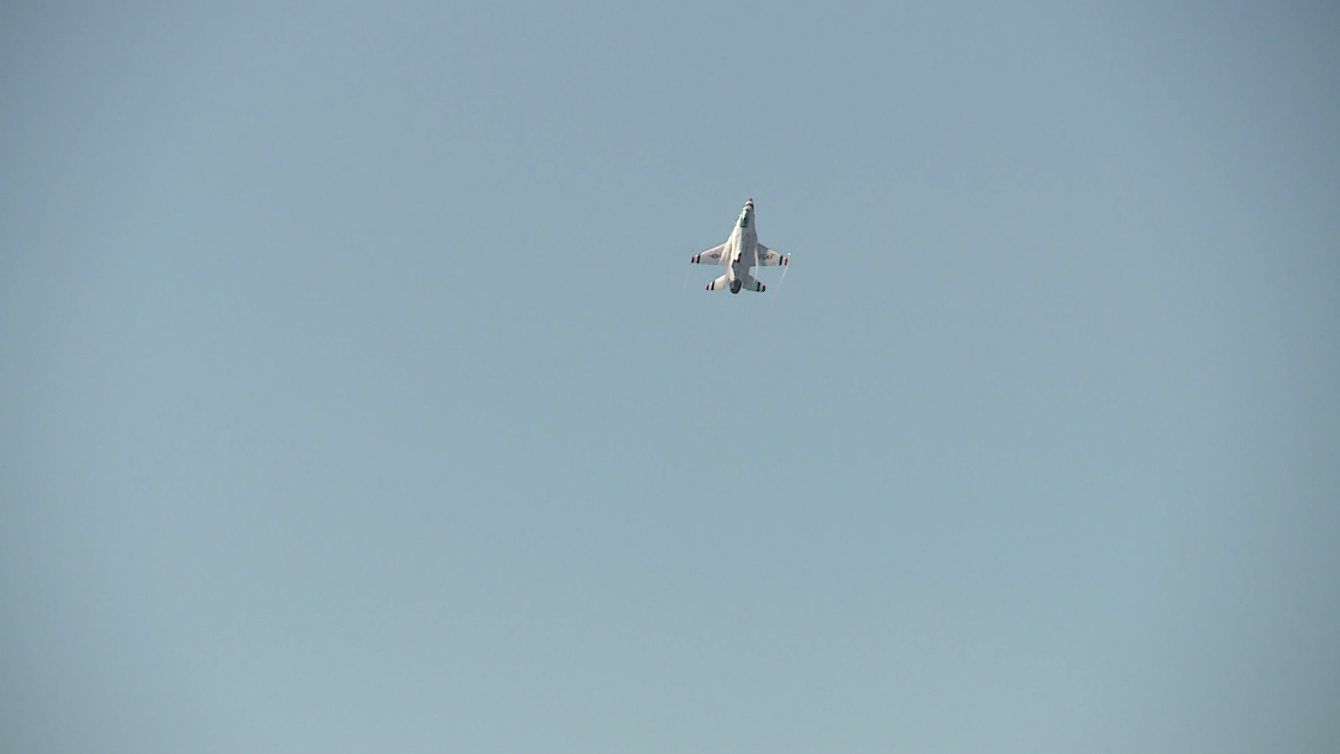 Washington County Sheriff’s Sgt. Aaron Thomson takes flight with the U.S. Air Force Thunderbirds at Hill Air Force Base on Friday, June 22, 2018. (Photo: KSL TV)