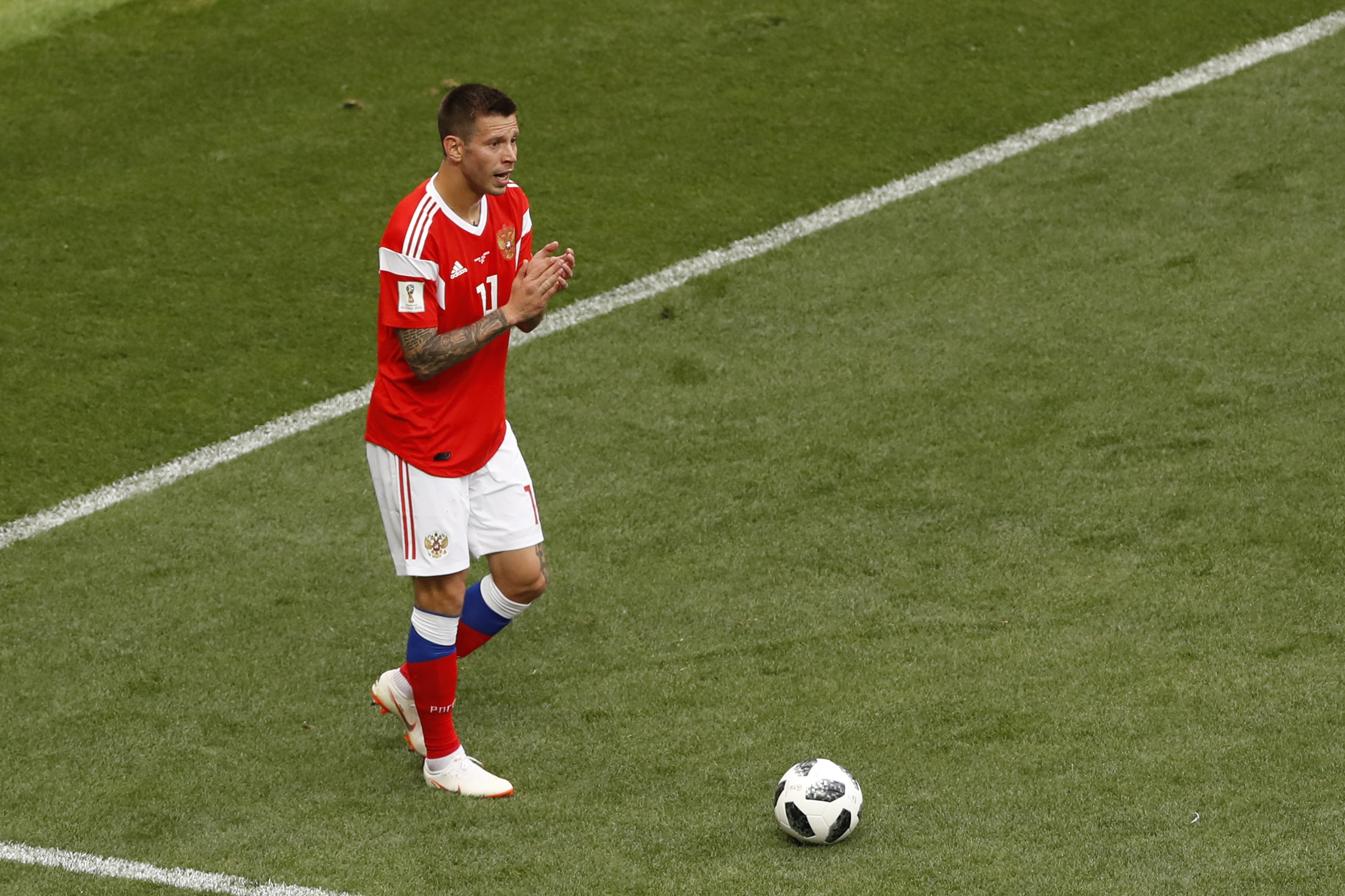 Smolov back in Samara, where he scored his 1st club goal