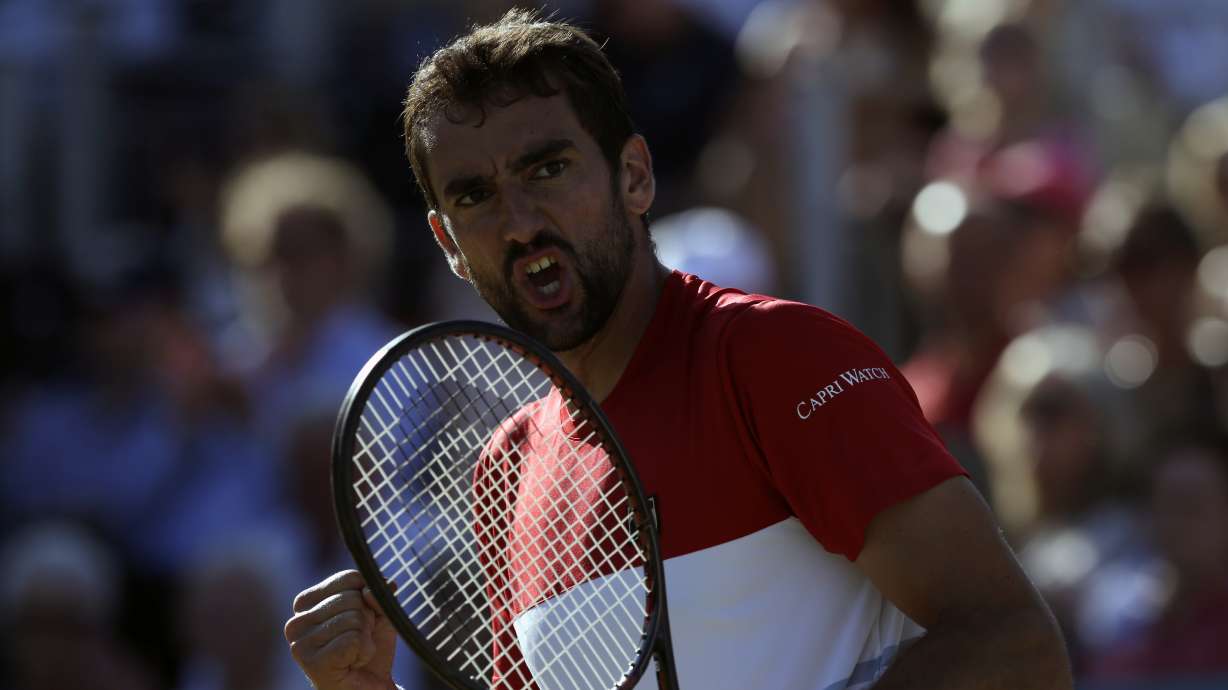 Cilic targets grass-court double after winning Queen's Club