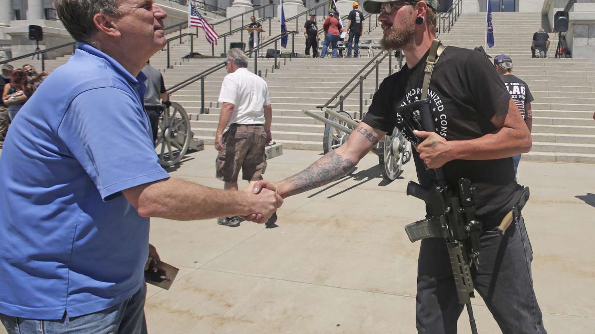 The Latest: Romney opponent Wilson hints at campaign plan