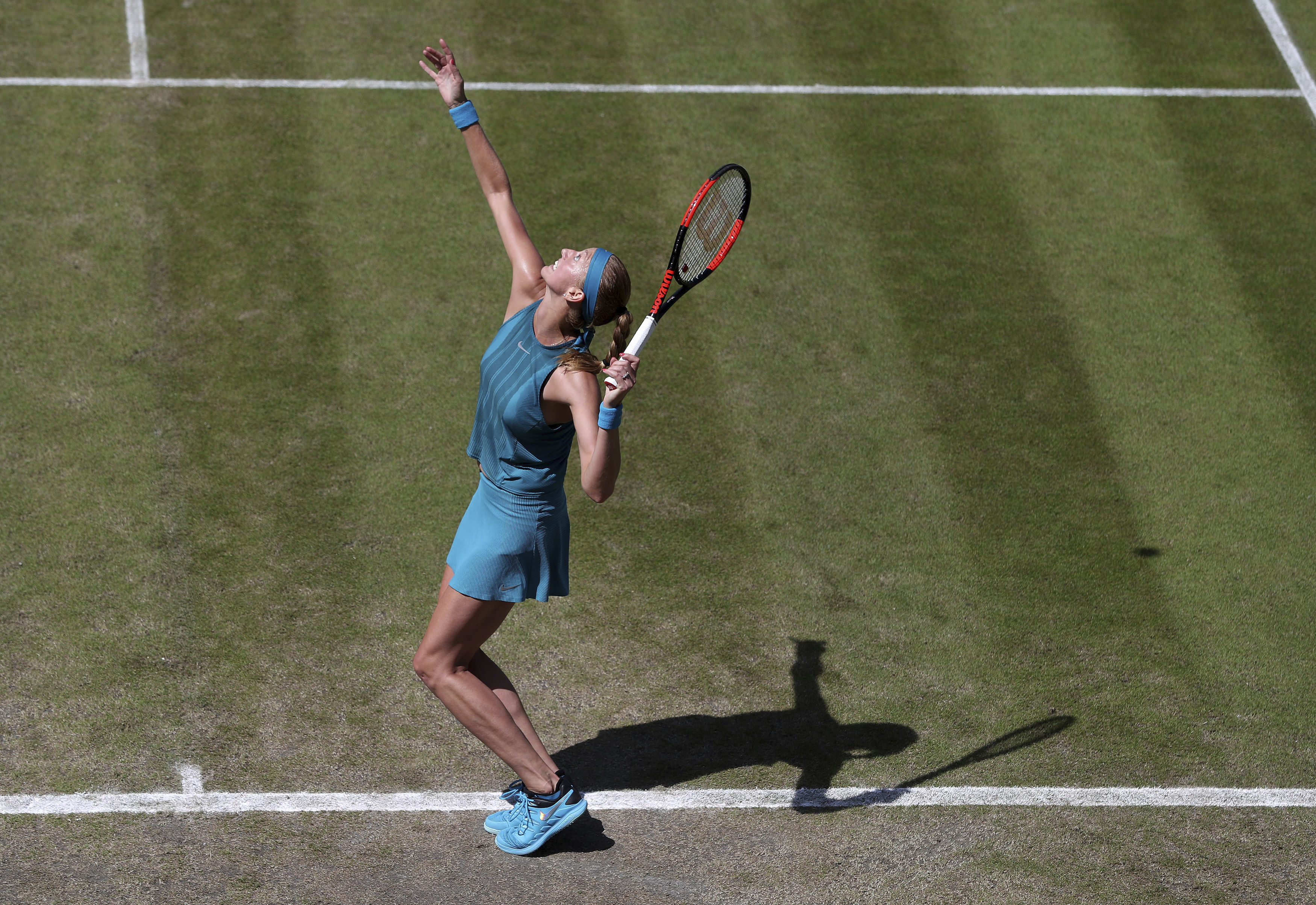 Kvitova pulls out of Eastbourne with hamstring injury