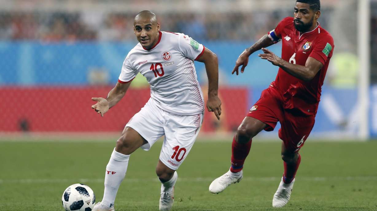 Tunisia tops Panama 2-1 for first World Cup win in 40 years