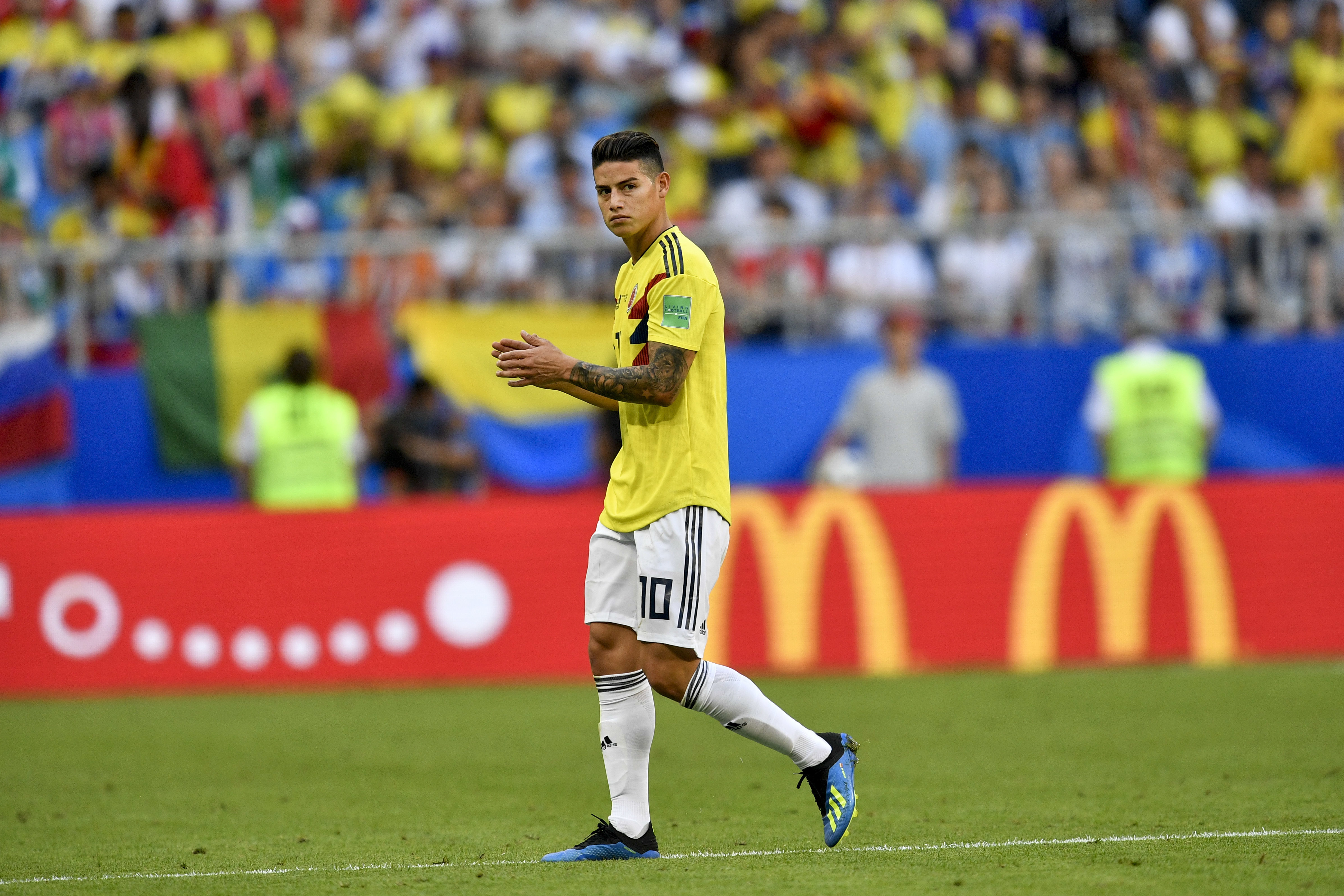 Colombia's win tempered by concern for Rodriguez