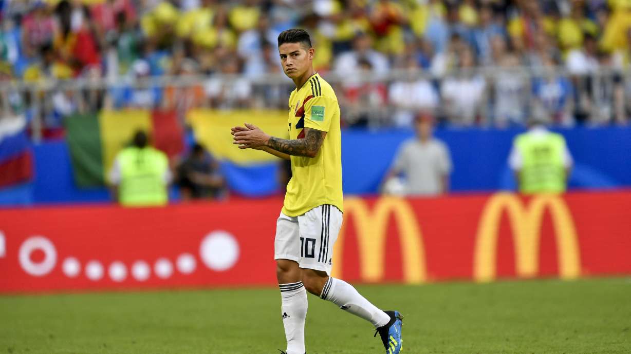 Colombia's win tempered by concern for Rodriguez
