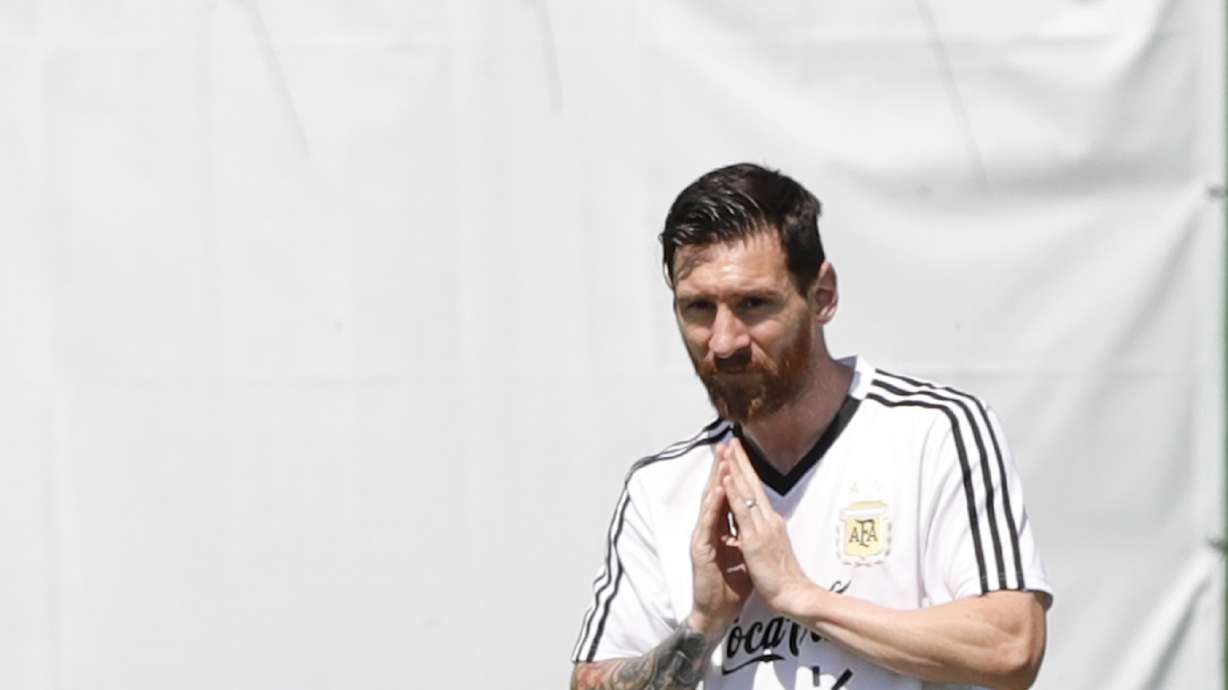 Messi vs. France with Maradona watching; Ronaldo vs. Uruguay