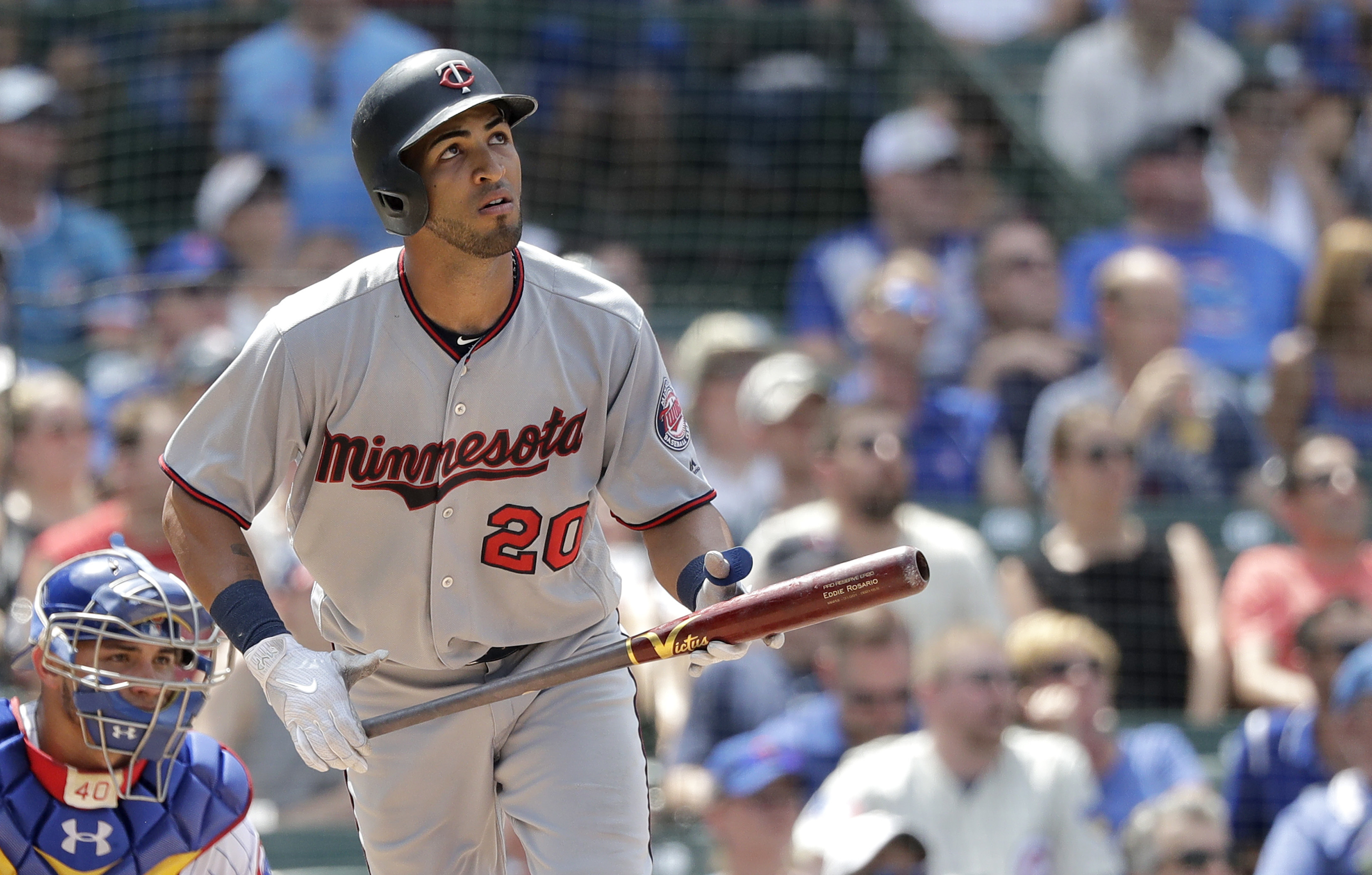 Twins' Rosario out with heat illness on scorcher at Wrigley
