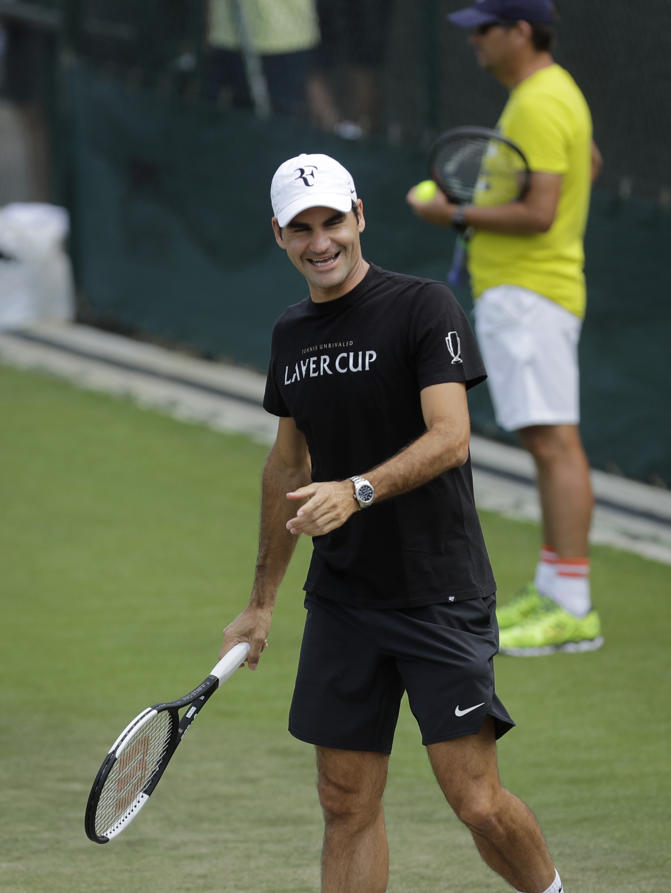 Back at Wimbledon, Serena Williams gabs about baby and more