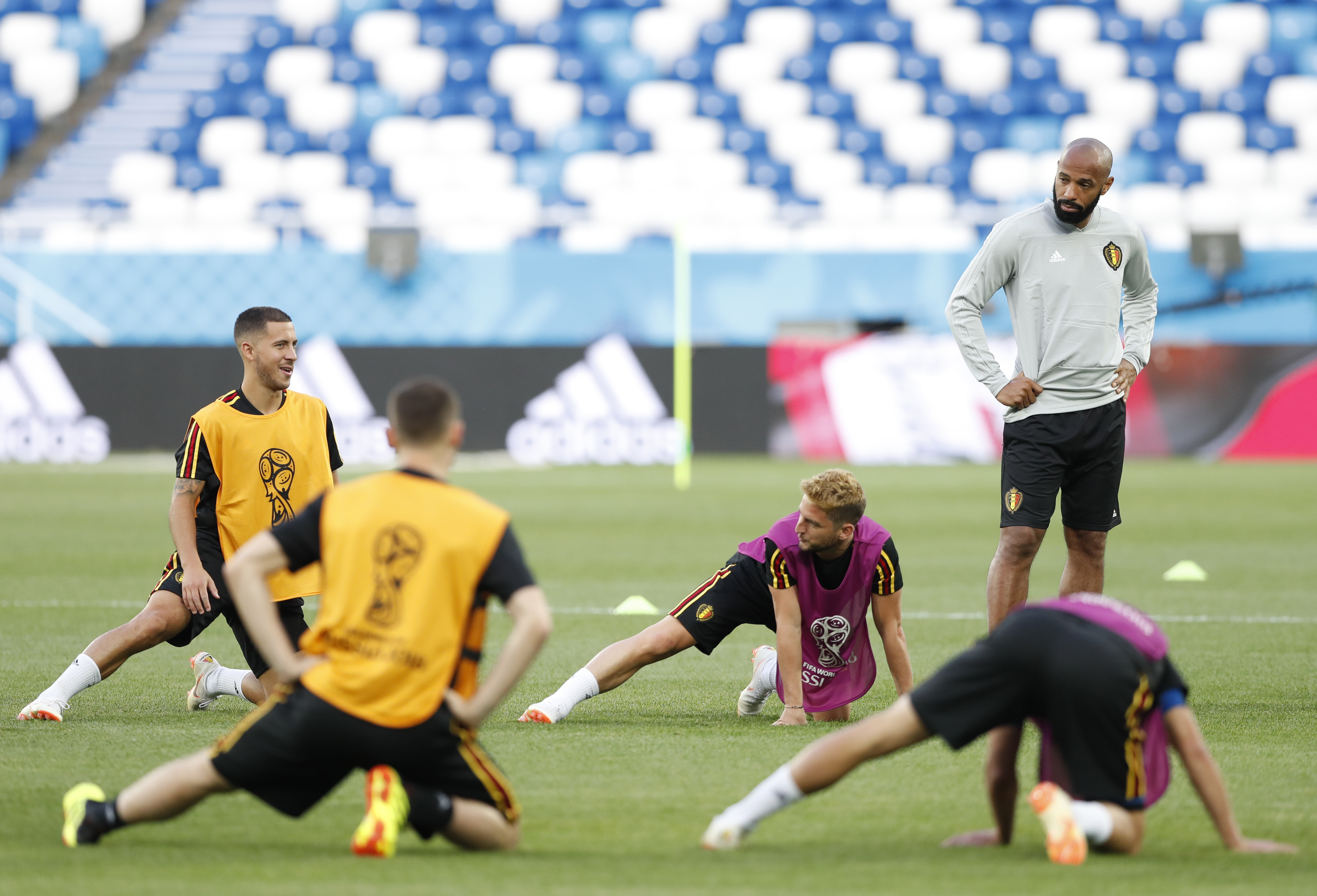 World Cup winner Thierry Henry now training Belgium strikers