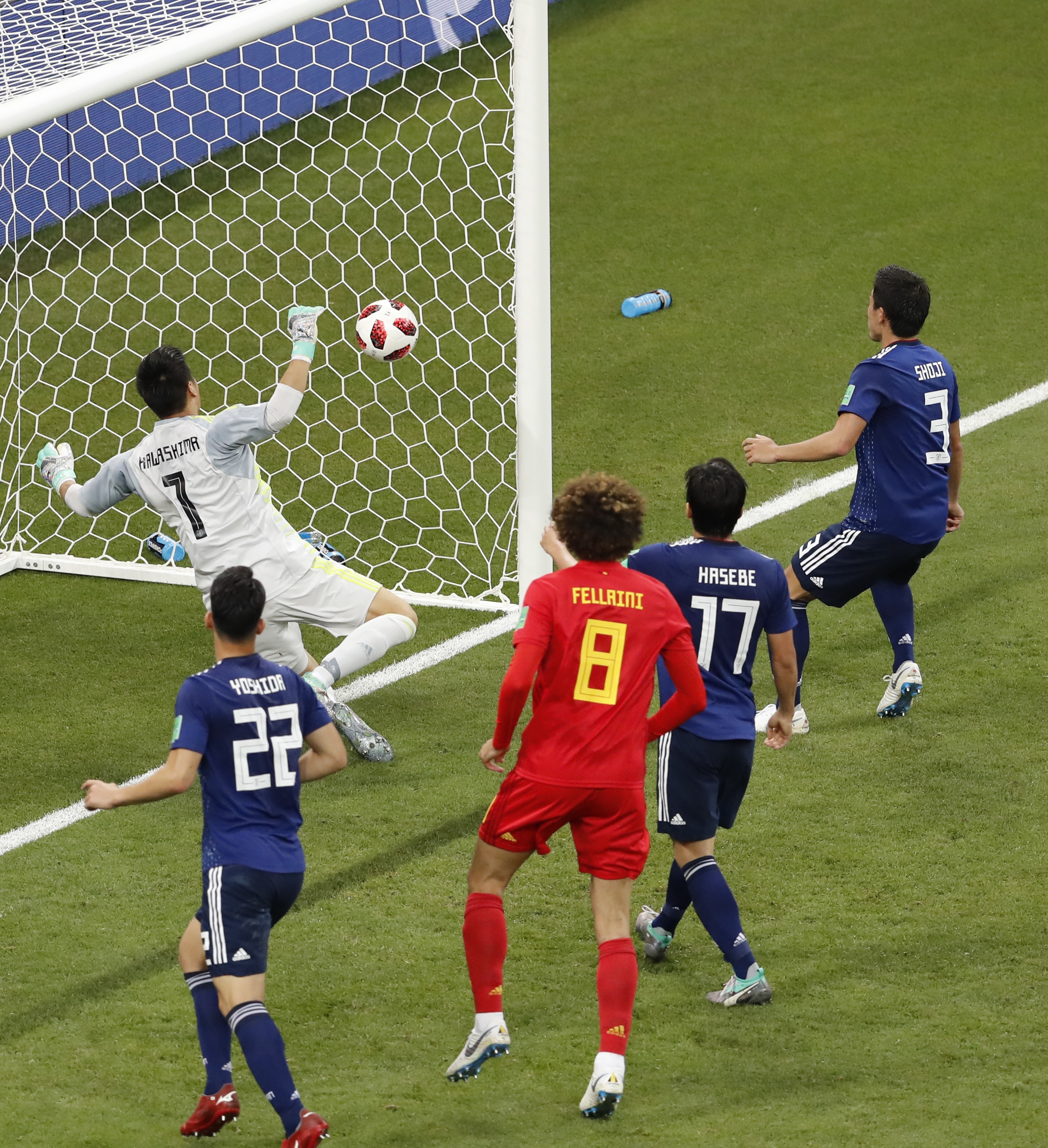 Belgium beats Japan 3-2 to reach World Cup quarterfinals