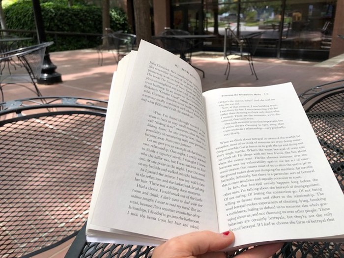 I spent a lot of my downtime reading when normally I would have turned on the TV or browsed Instagram. (Photo: Faith Heaton Jolley)