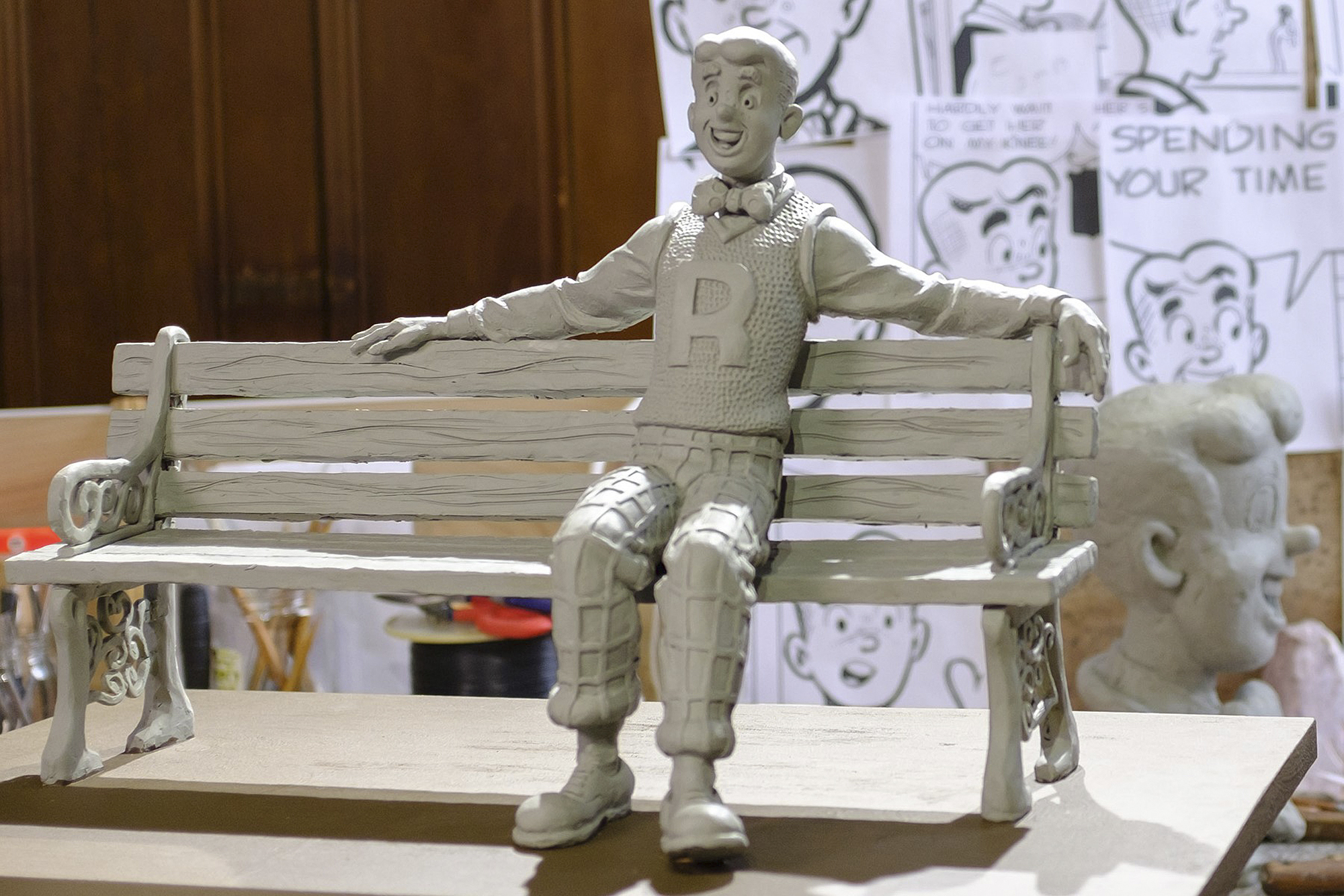 'Archie' artist honored with statue by his hometown